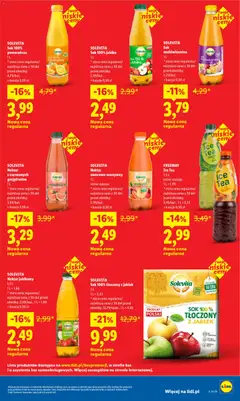 Pogląd oferty "SOLEVITA Sok multiwitamina, Sok multiwitamina 1 L" - ważna od 21.08.2026 | Strona: 3 | Produkty: Sok multiwitamina, Ice Tea, Sok
