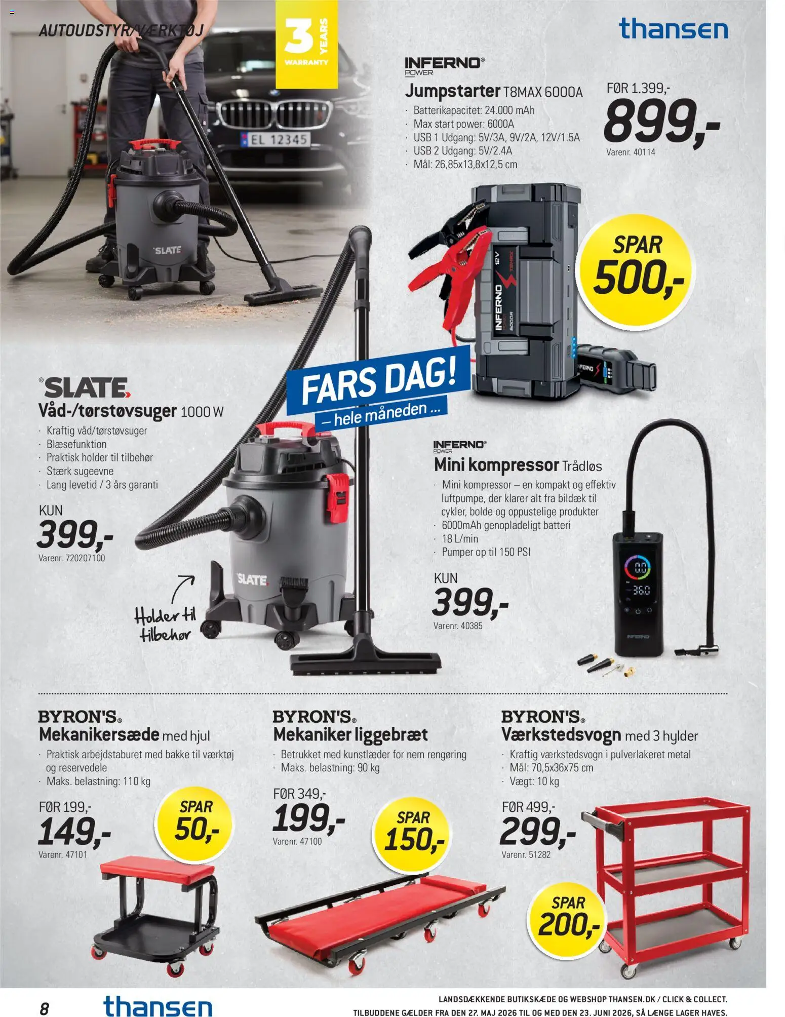 Thansen tilbudsavis – gyldig fra 27.05.2026 | Side: 8 | Produkter: USB, Batteri