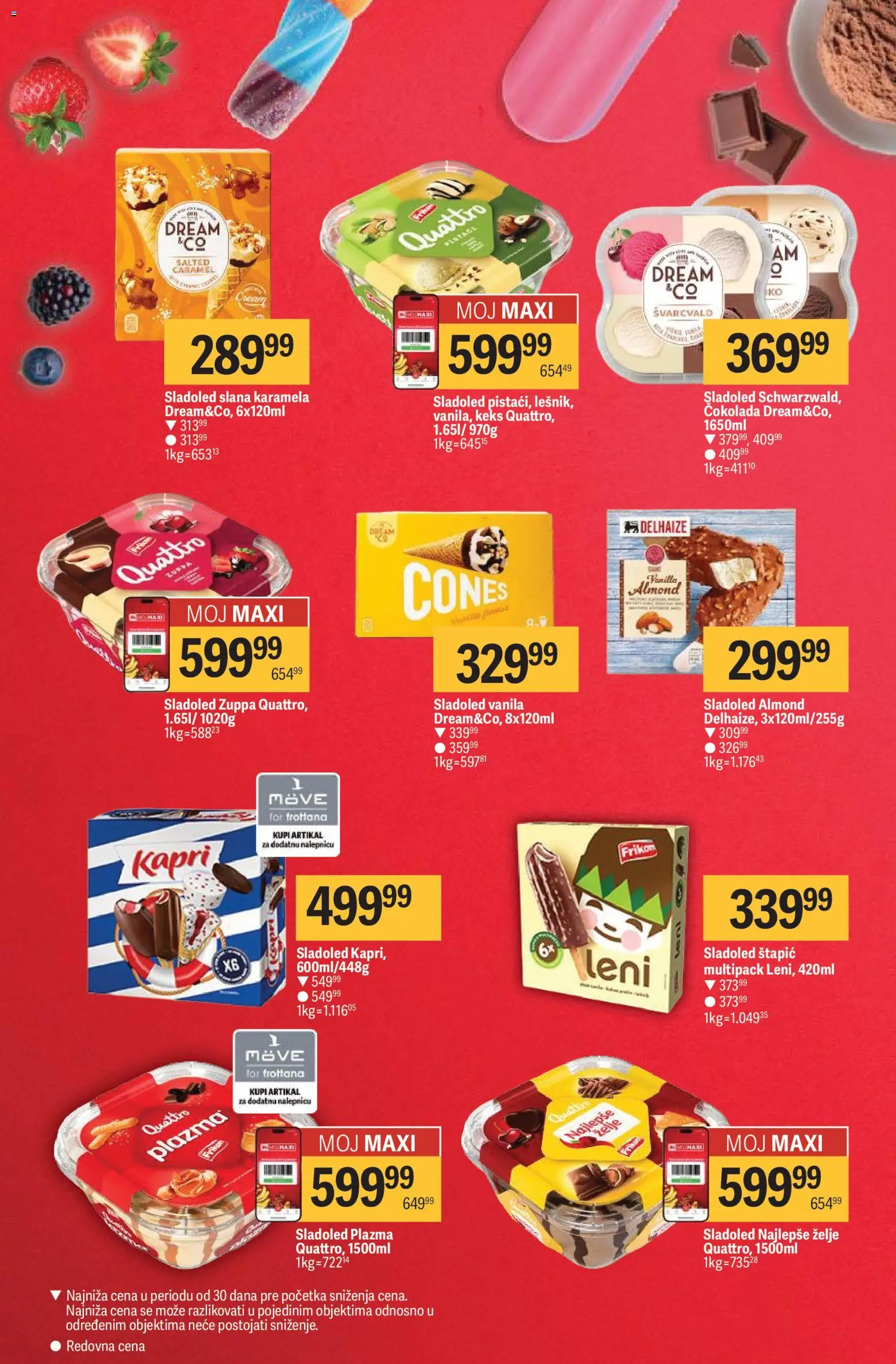 Maxi katalog - važi od 28.05.2026 | Strana: 6 | Proizvode: Keks, Sladoled, Plazma, Čokolada