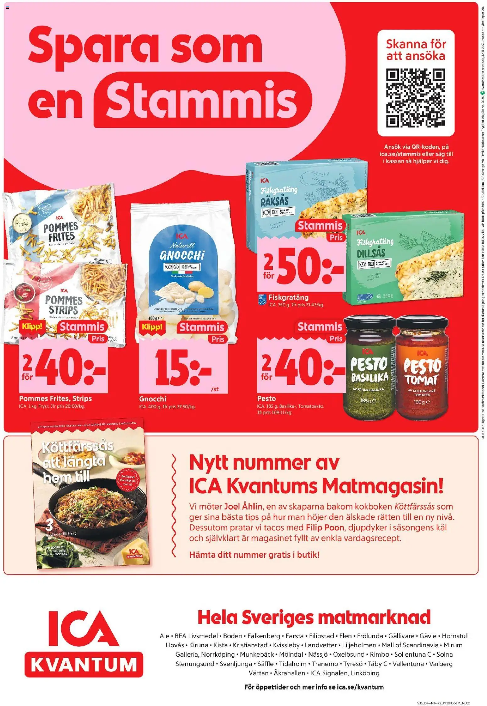 ICA Kvantum reklamblad aktuell från 10/08/2026 | Sida: 10 | Produkter: Kål, Tomat, Såg, Basilika