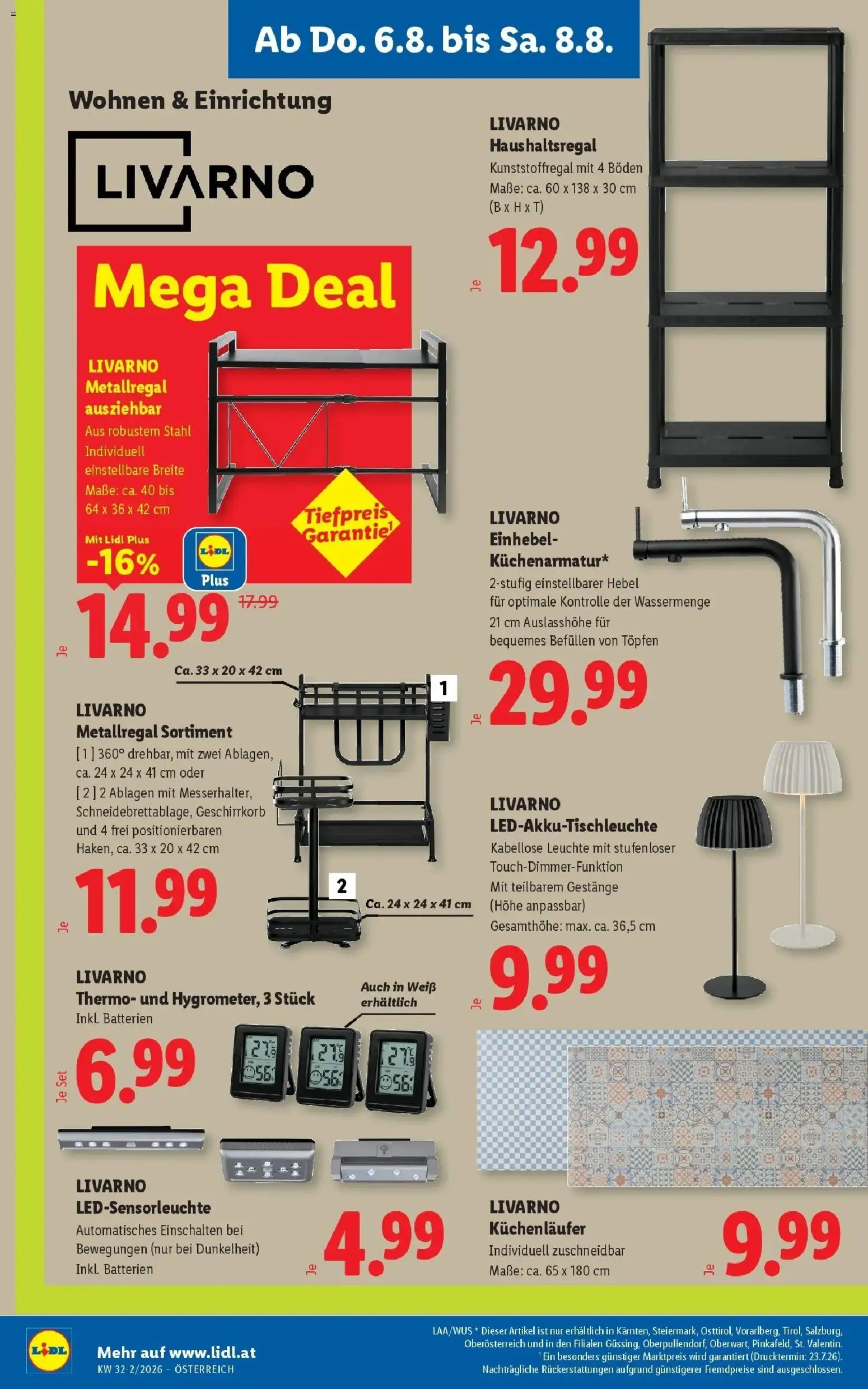 Lidl Flugblatt - Fohnsdorf, Neunkirchen, Graz ab 06.08.2026 - Angebote ab donnerstag | Seite: 27 | Produkte: Thermometer