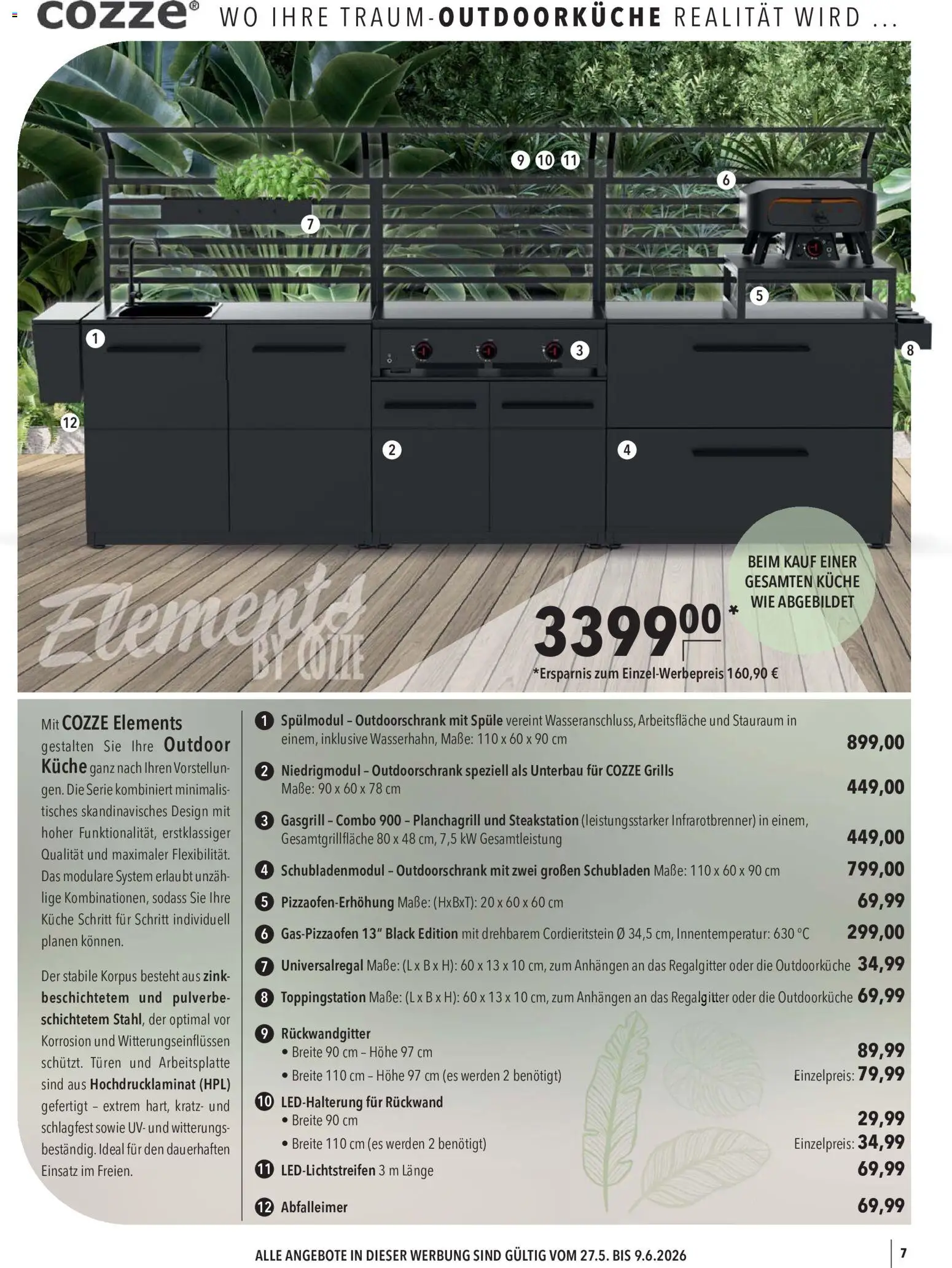 CITTI Markt Garten, Grill & Abenteuer – gültig ab 27.05.2026 | Seite: 7 | Produkte: Küche, Abfalleimer