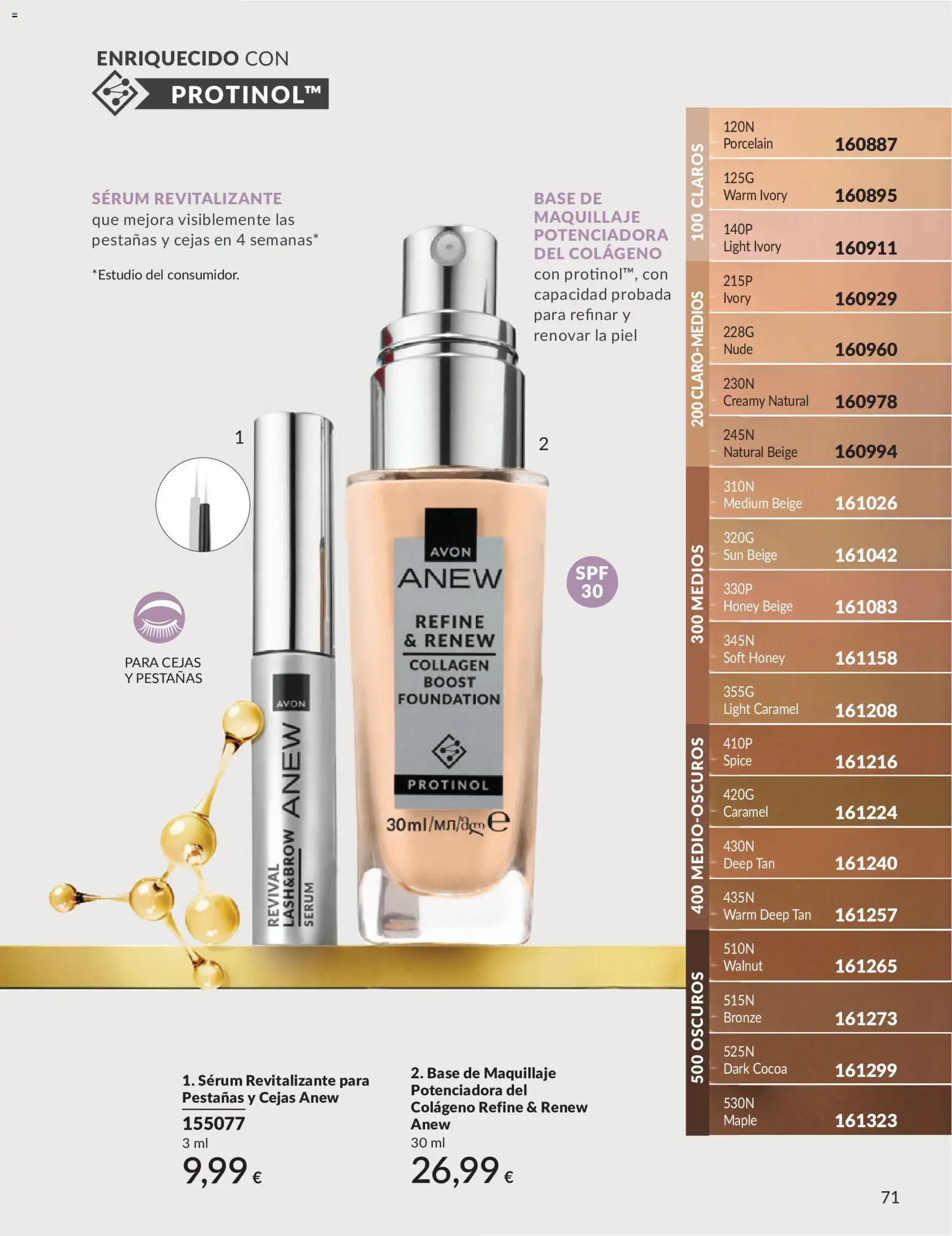 Catálogo AVON campaña 6 │ válido desde el 01.06.2026 | Página: 71 | Productos: Maquillaje, Sérum, Base de maquillaje