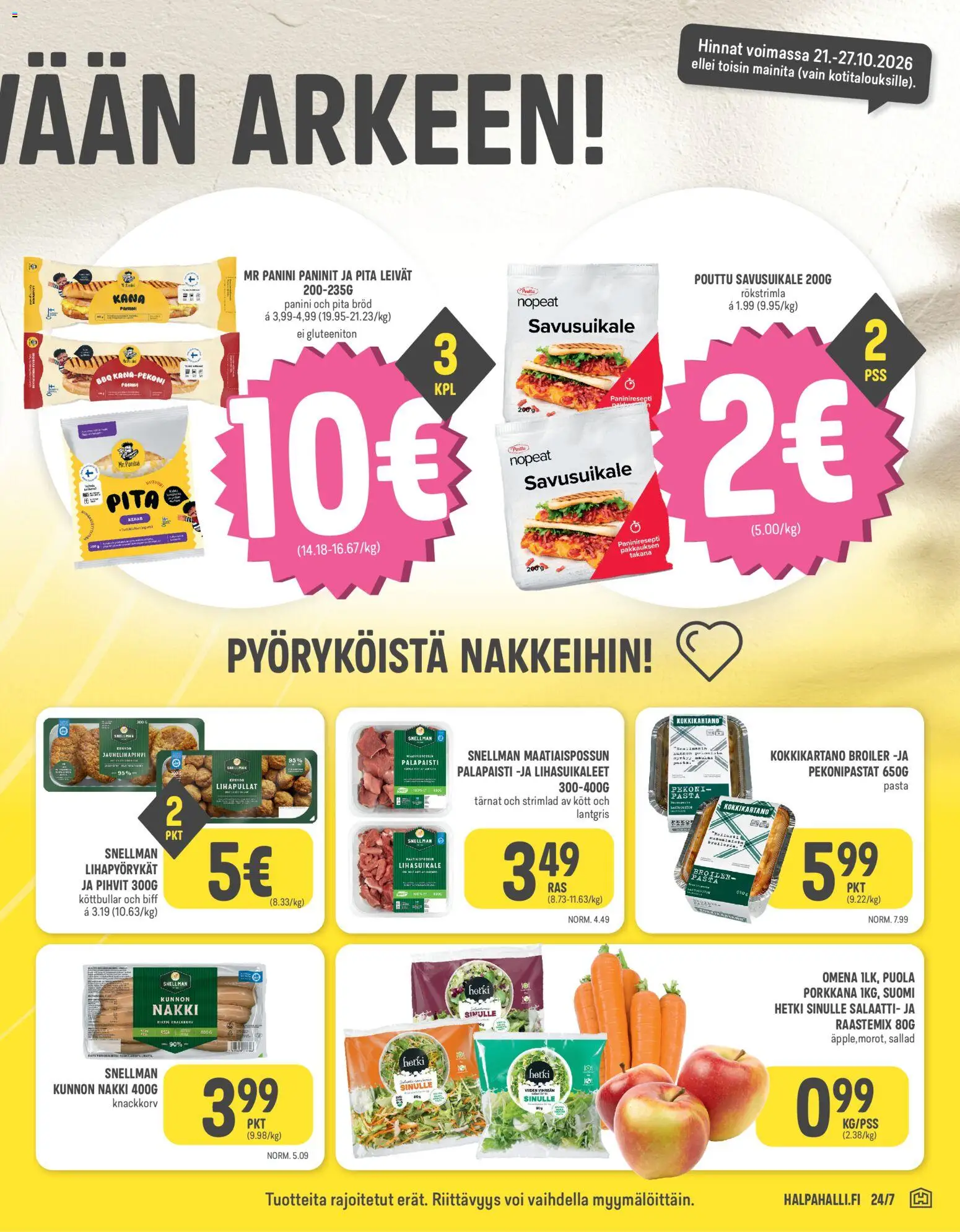 Halpa Halli tarjoukset – voimassa 21/10/2026 alkaen | Sivu: 3