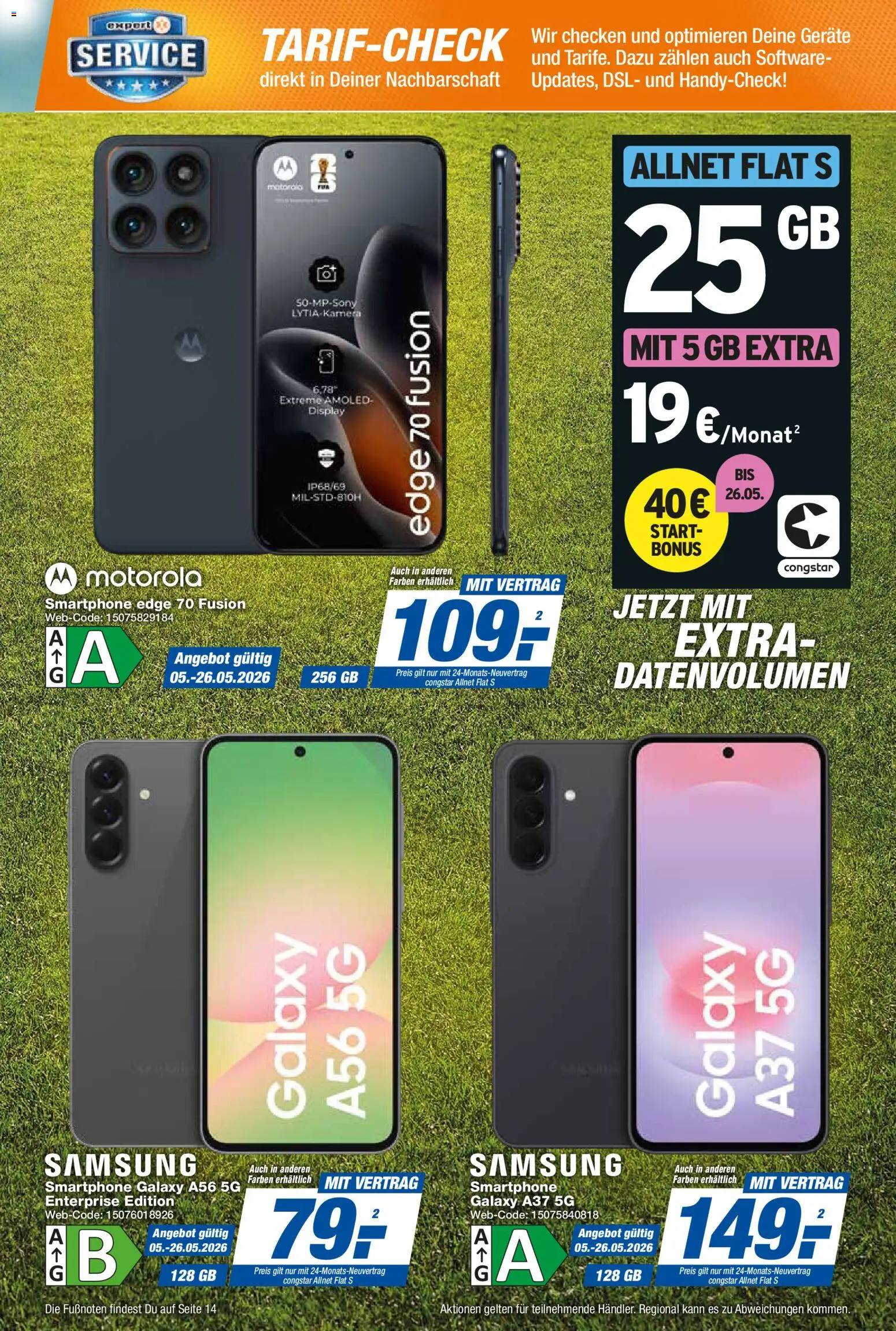 Expert Smarthphone Highlights im Mai – gültig ab 01.05.2026 | Seite: 9 | Produkte: Samsung, Smartphone