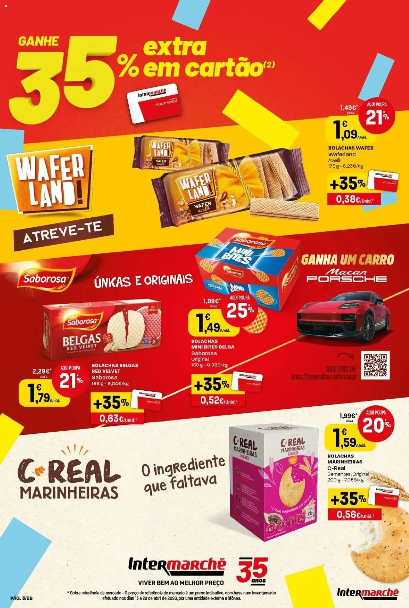 Intermarché - Isto é que são preços BAIXOS │ válido de 28.05.2026 | Página: 3 | Produtos: Bolachas, Base