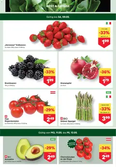 MPREIS Flugblatt ab 07.05.2026 gültig | Seite: 2 | Produkte: Erdbeeren, Gemüse, Obst