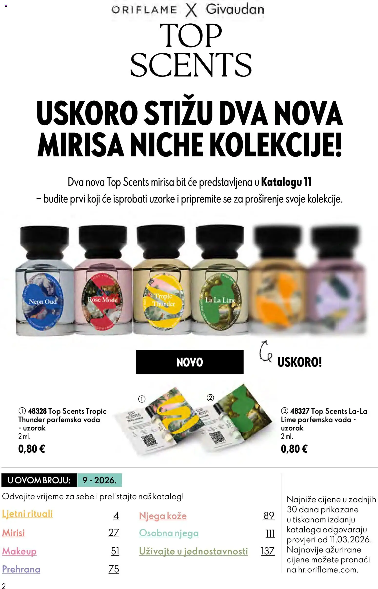 Oriflame katalog | vrijedi od 24.06.2026 | Stranica: 2 | Proizvodi: Voda