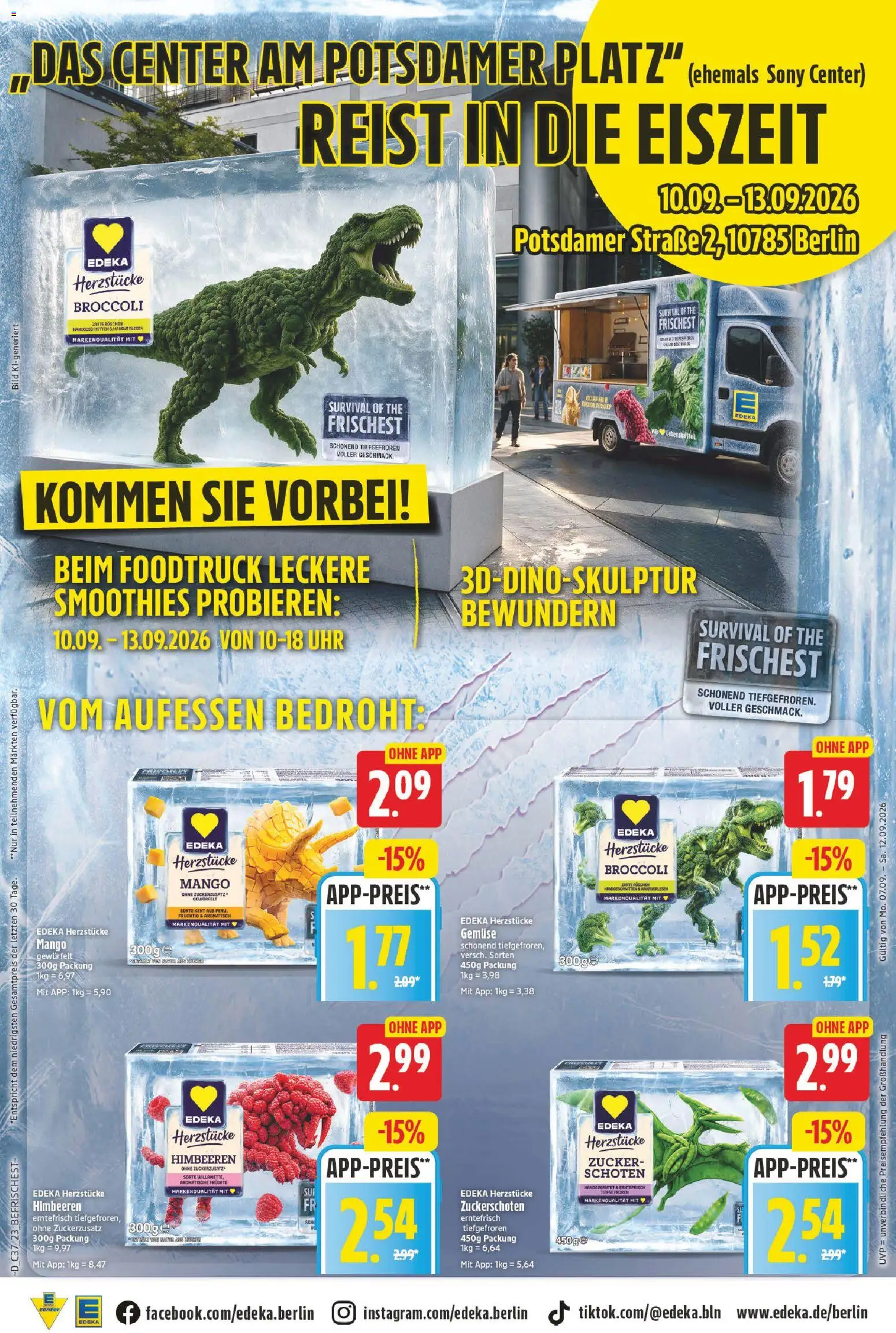 E center Prospekt – gültig ab 07.09.2026 | Seite: 23 | Produkte: Gemüse, Zucker, Mango, Uhr