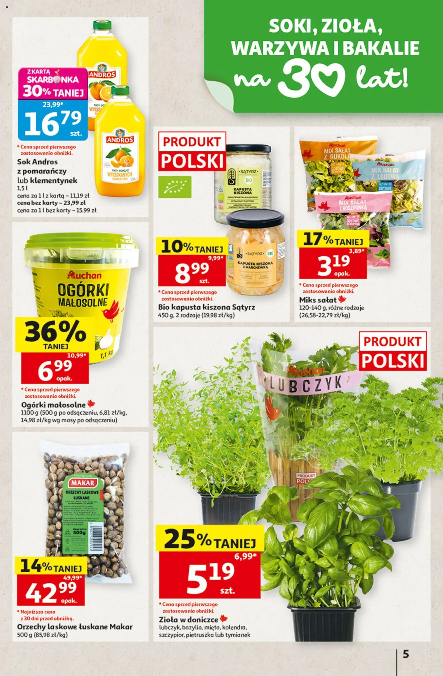 Auchan gazetka - 30 Lat Hipermarket od 17.09.2026 | Strona: 5