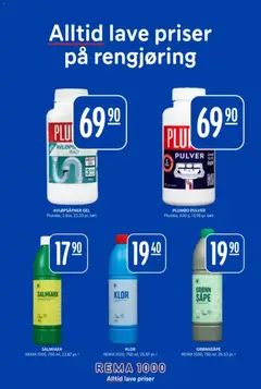 Forhåndsvisning av Rema 1000 kundeavis gyldig fra 12/10/2026 | Side: 24 | Produkter: Såpe, Grønnsåpe, Salmiakk, Plumbo