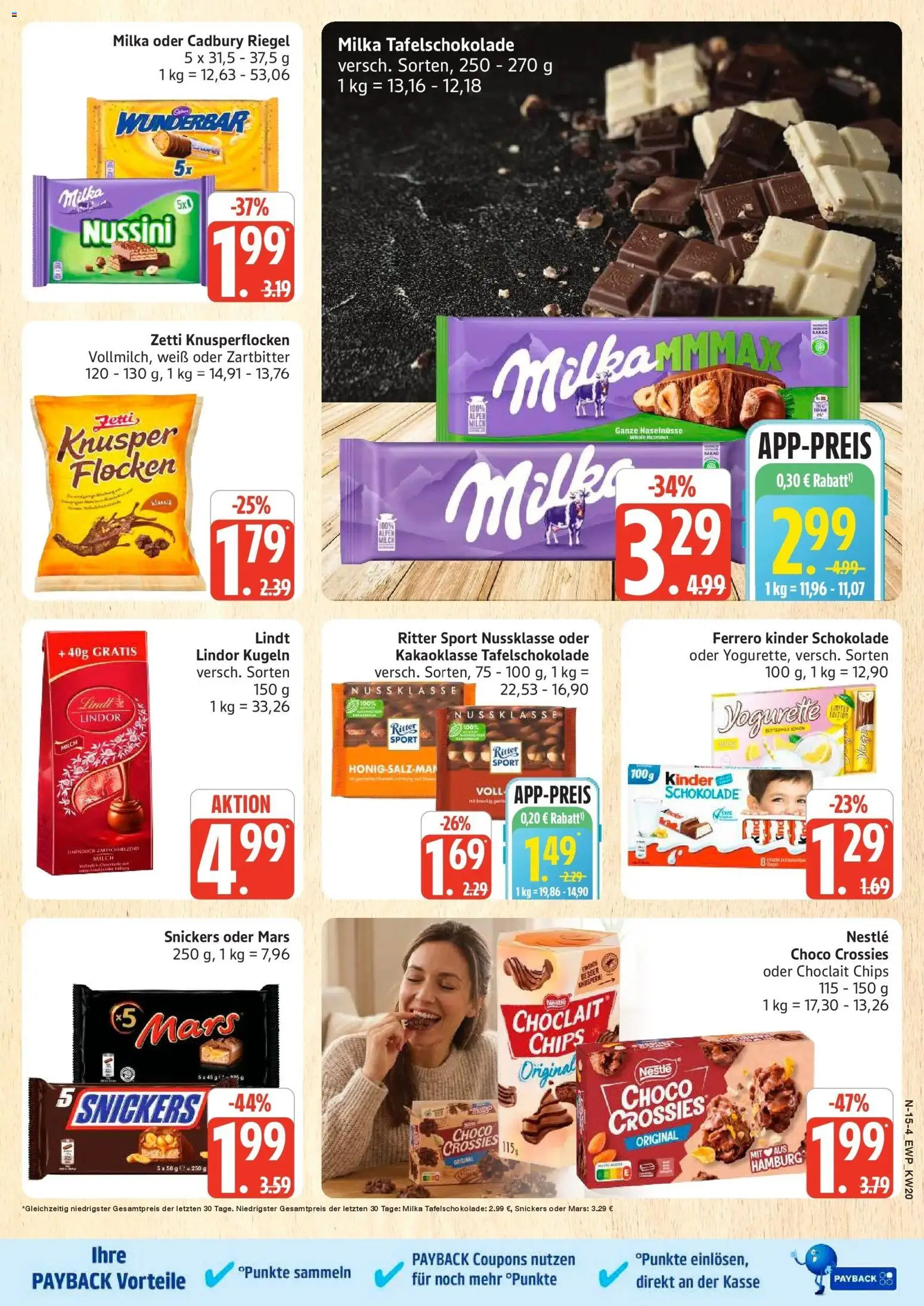 Marktkauf Prospekt Rostock	 – gültig ab 10.05.2026 | Seite: 15 | Produkte: Yogurette, Schokolade, Mars, Chips