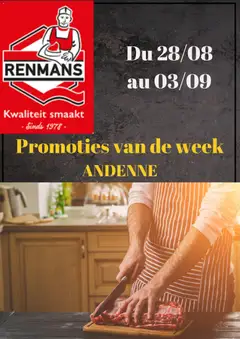 Renmans folder / publicité - Voorbeeld van een folder van Renmans, geldig van 28/08/2026