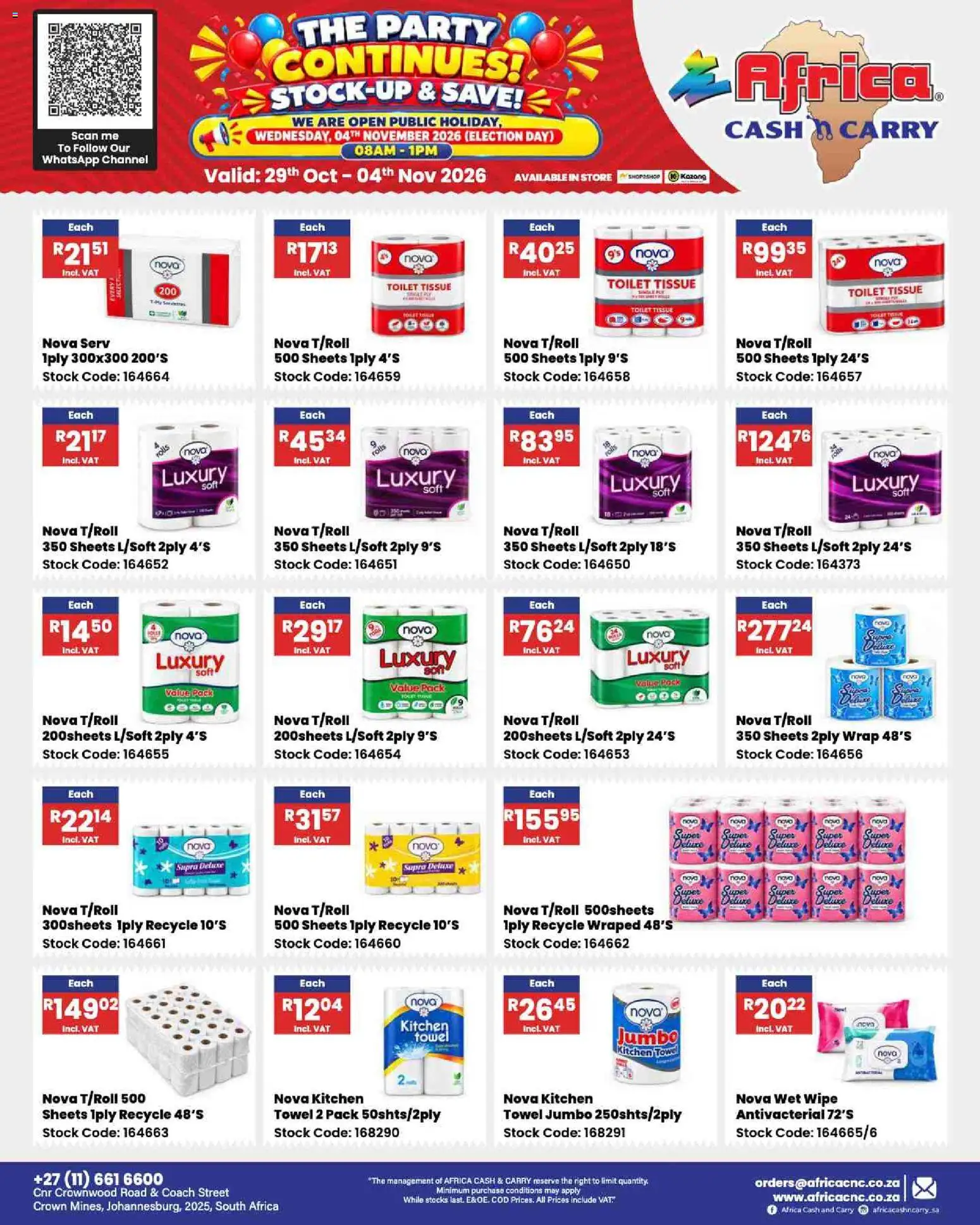 New Africa Cash & Carry catalogue – valid from 29/10/2026 | Page: 90