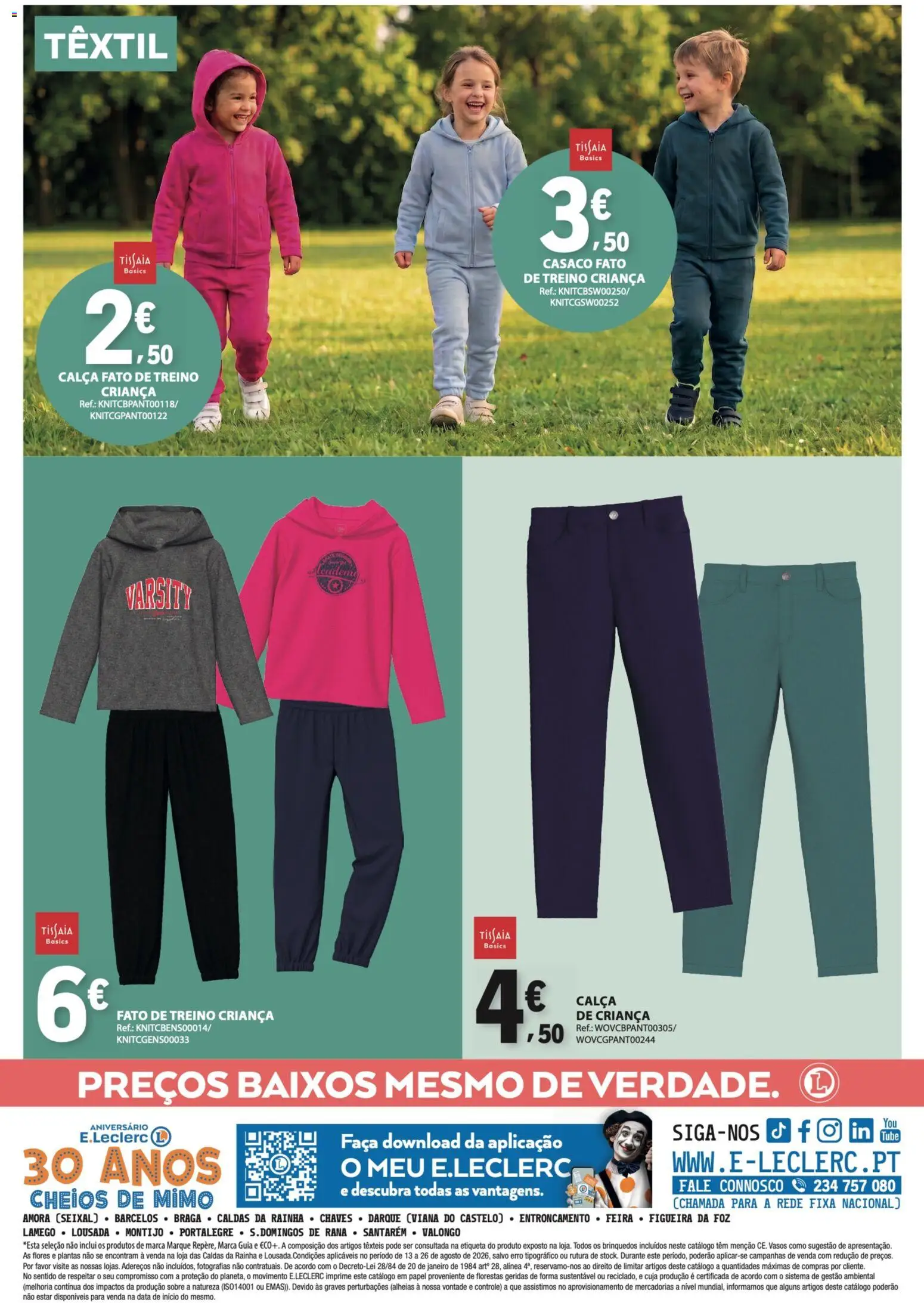 E.Leclerc - Folheto Não Alimentar │ válido de 13/08/2026 | Página: 12 | Produtos: Faca, Flores, Brinquedos, Fato
