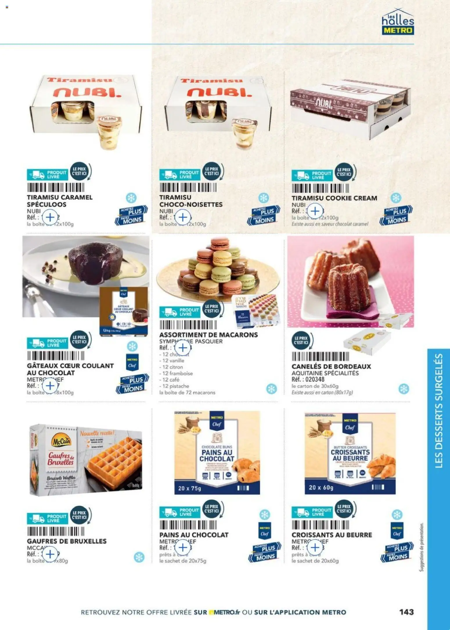 {H1} | Page: 143 | Produits: Citron, Framboise, Macarons, Spéculoos