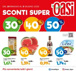 Anteprima del volantino Oasi volantino valido a partire dal 21.05.2026