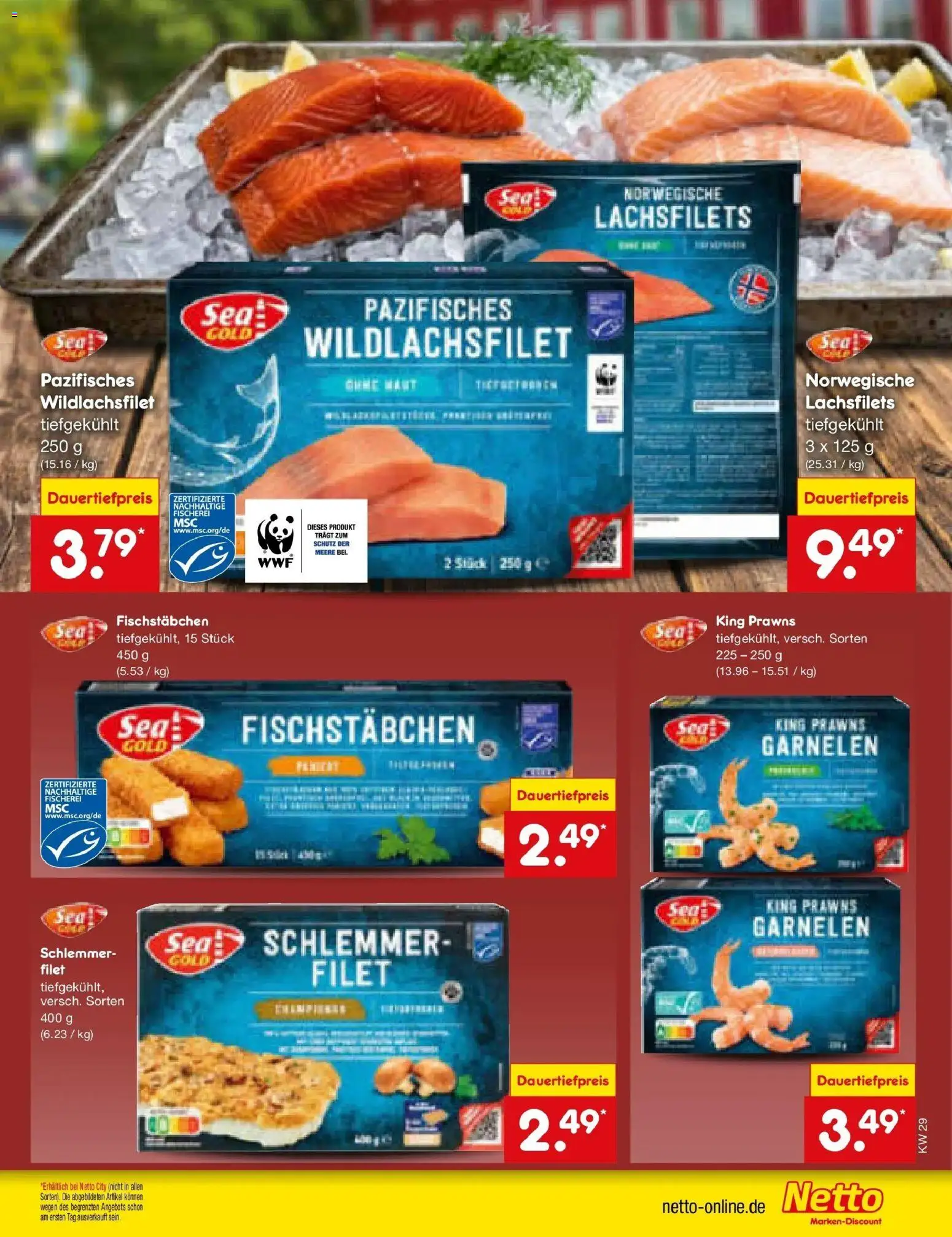 Netto Marken-Discount Prospekt Ludwigshafen-Edigheim – gültig ab 13.07.2026 | Seite: 63 | Produkte: Garnelen, Fischstabchen