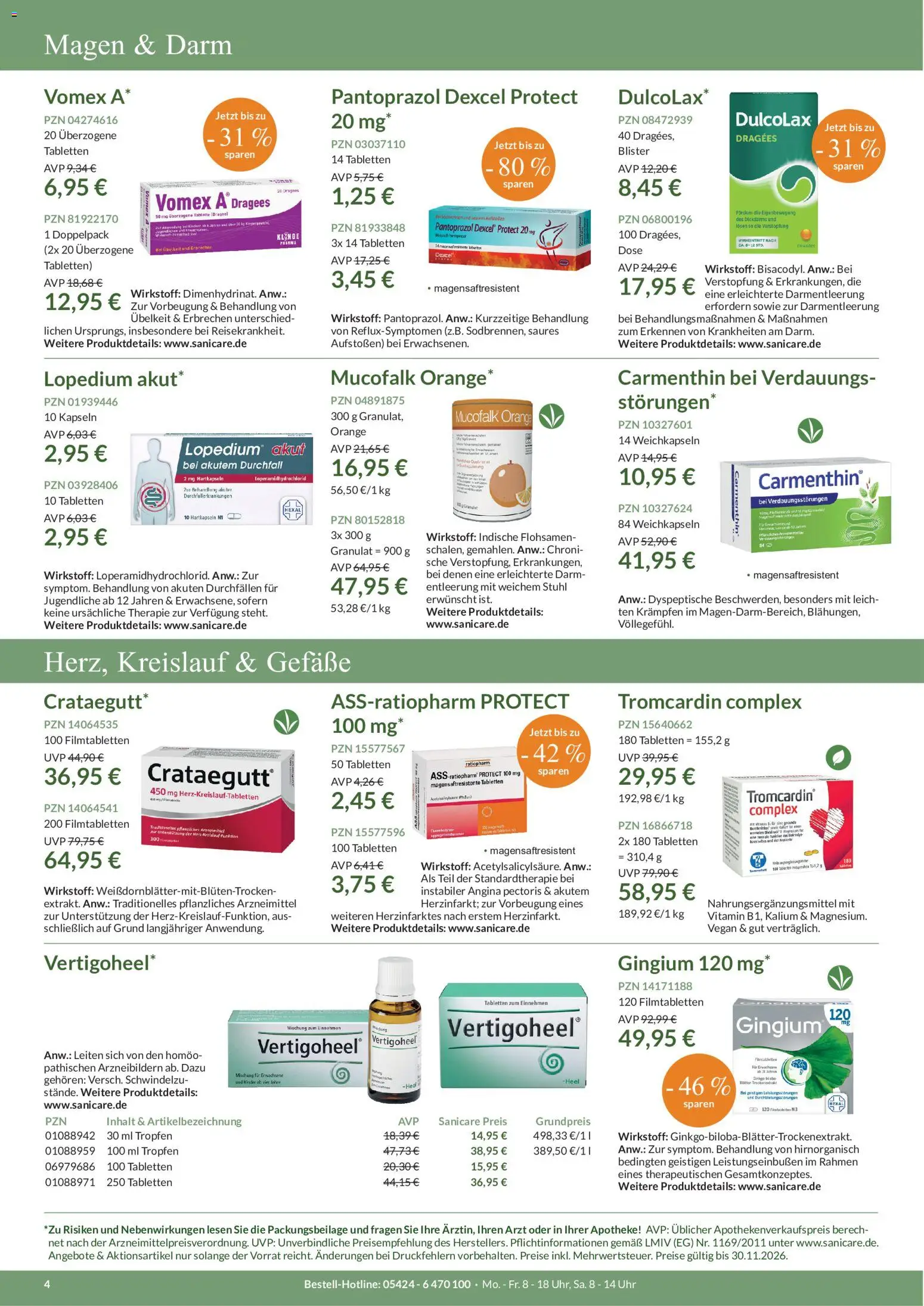 Sanicare Prospekt – gültig ab 23.09.2026 | Seite: 4 | Produkte: Stuhl, Uhr