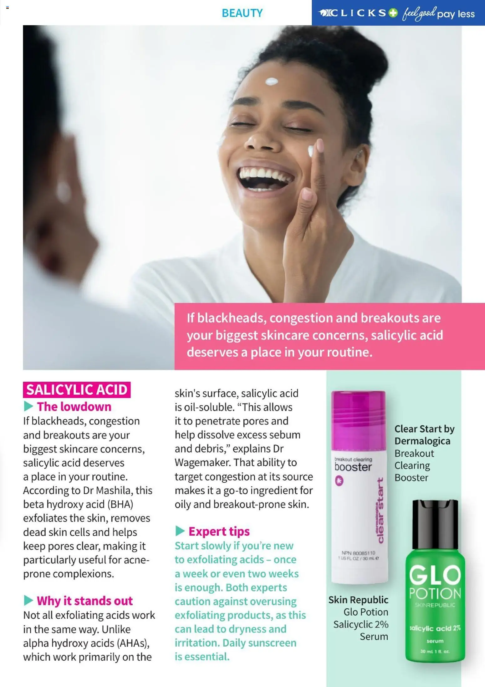 New Clicks catalogue – valid from 01/10/2026 | Page: 11 | Products: Serum, Sunscreen