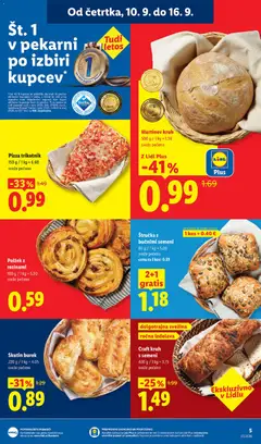 Lidl katalog akcije – veljaven od 10.09.2026 | Stran: 5