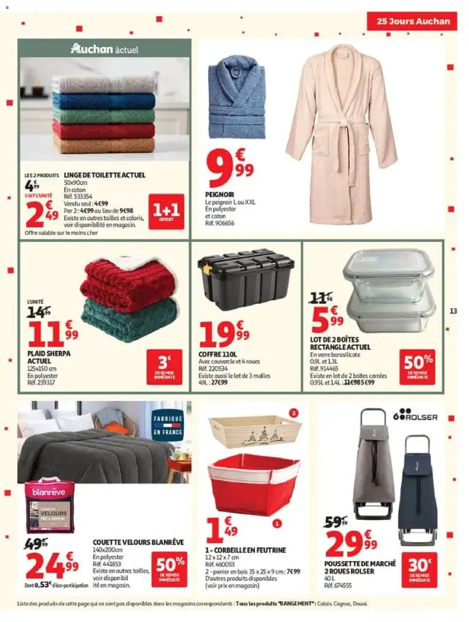 {H1} | Page: 13 | Produits: Couvercle, Peignoir, Plaid, Couette