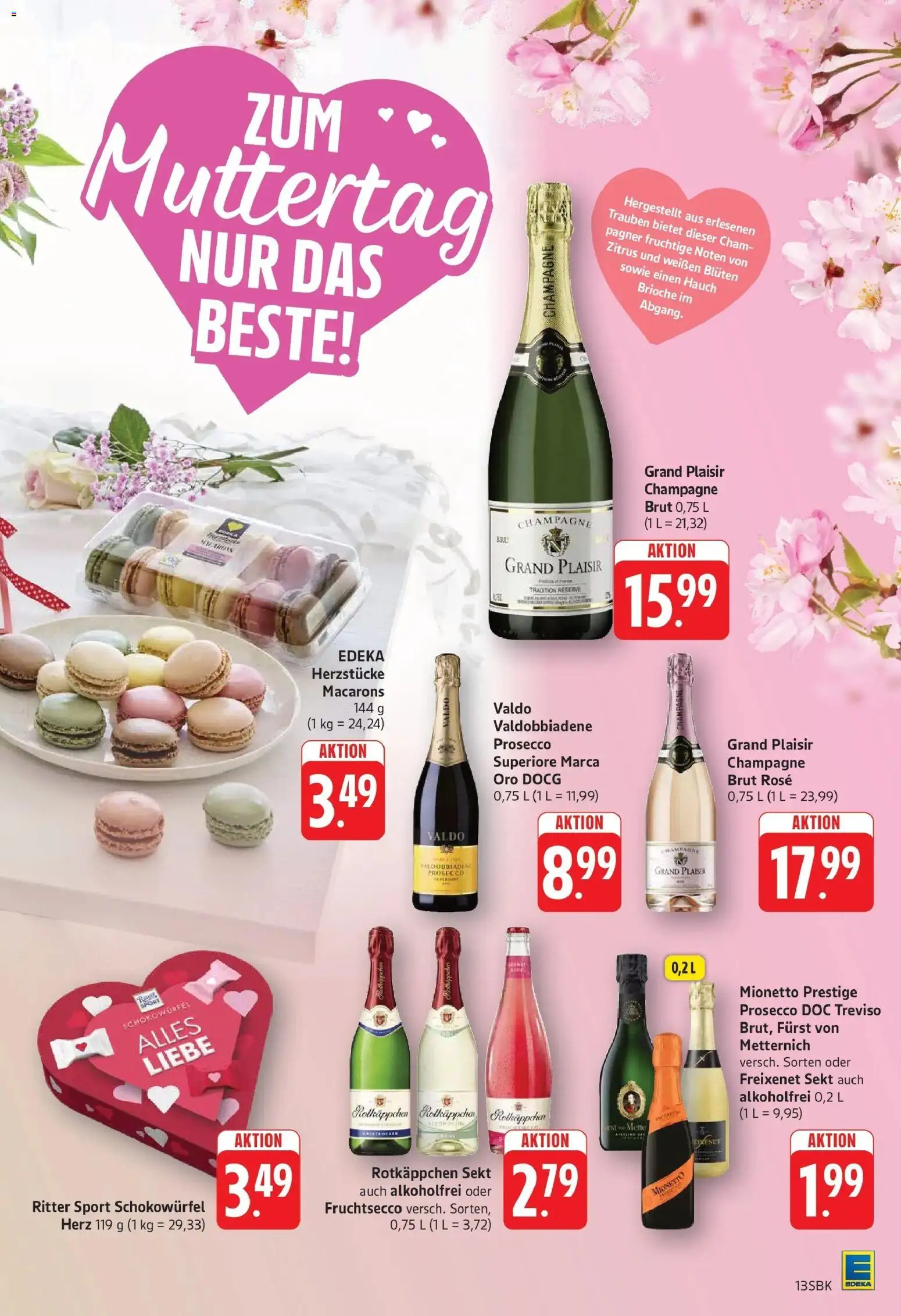 Edeka prospekt Pirmasens	 – gültig ab 04.05.2026 | Seite: 15 | Produkte: Rotkappchen sekt, Trauben, Sekt, Ritter sport