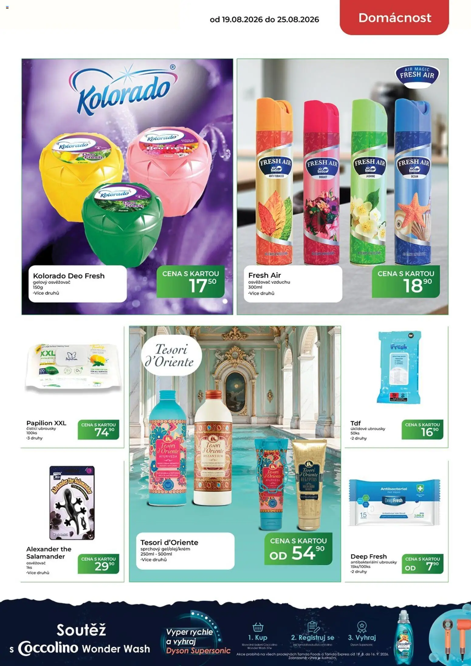 Tamda Foods leták od 19.08.2026 | Strana: 53 | Produkty: Tesori d'Oriente, Coccolino, Ubrousky, Osvěžovač vzduchu