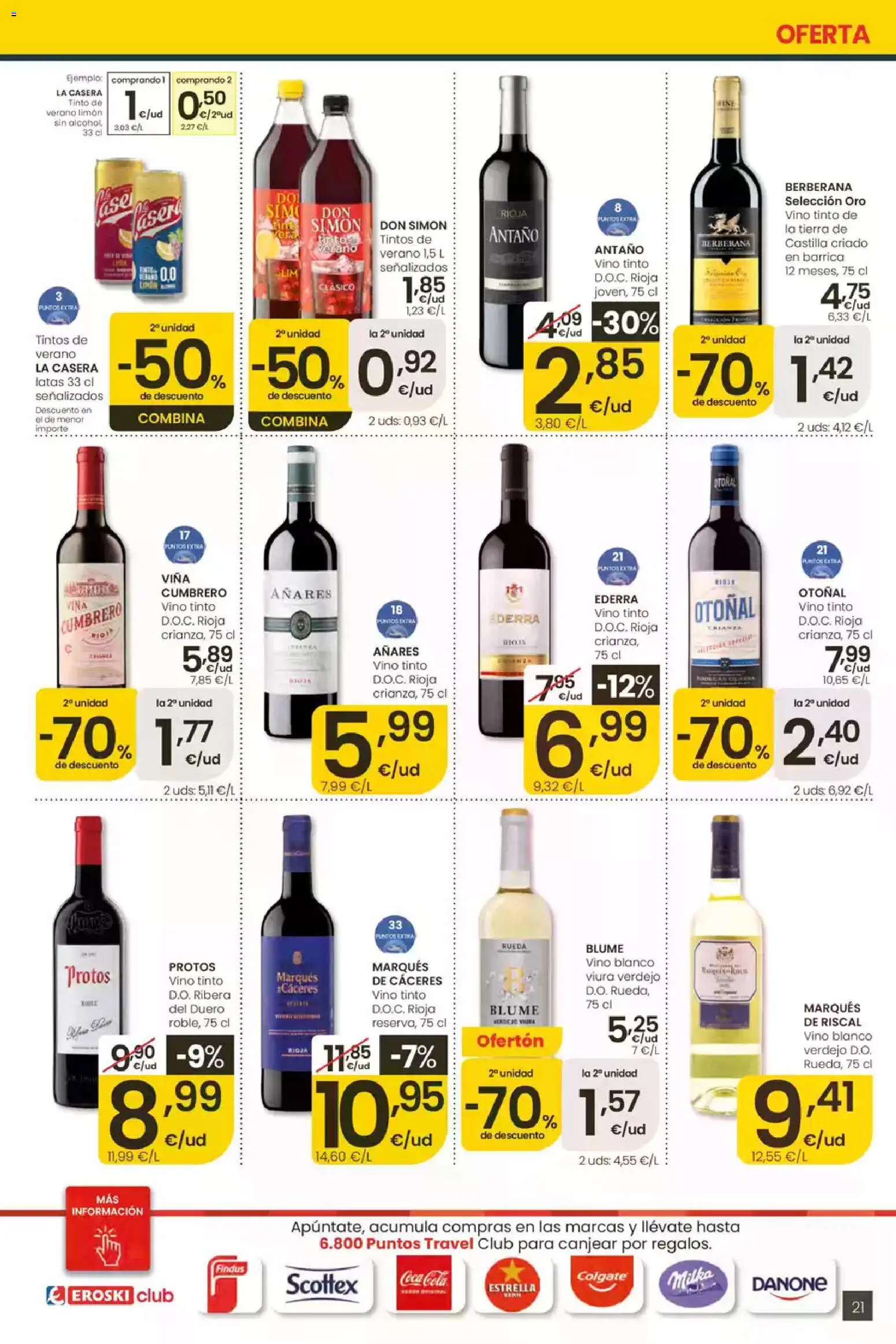 Eroski folleto Center │ válido desde el 16/07/2026 | Página: 21 | Productos: Vino