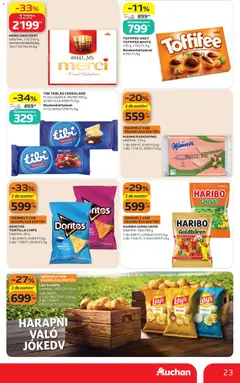 DORITOS TORTILLA CHIPS, többféle, 90 g, 1 db: 899 Ft, 9989 Ft/kg, 2 db: 1 198 Ft, 6656 Ft/kg - amely érvényes a következő dátumtól: 2026.09.17. | Oldal: 23