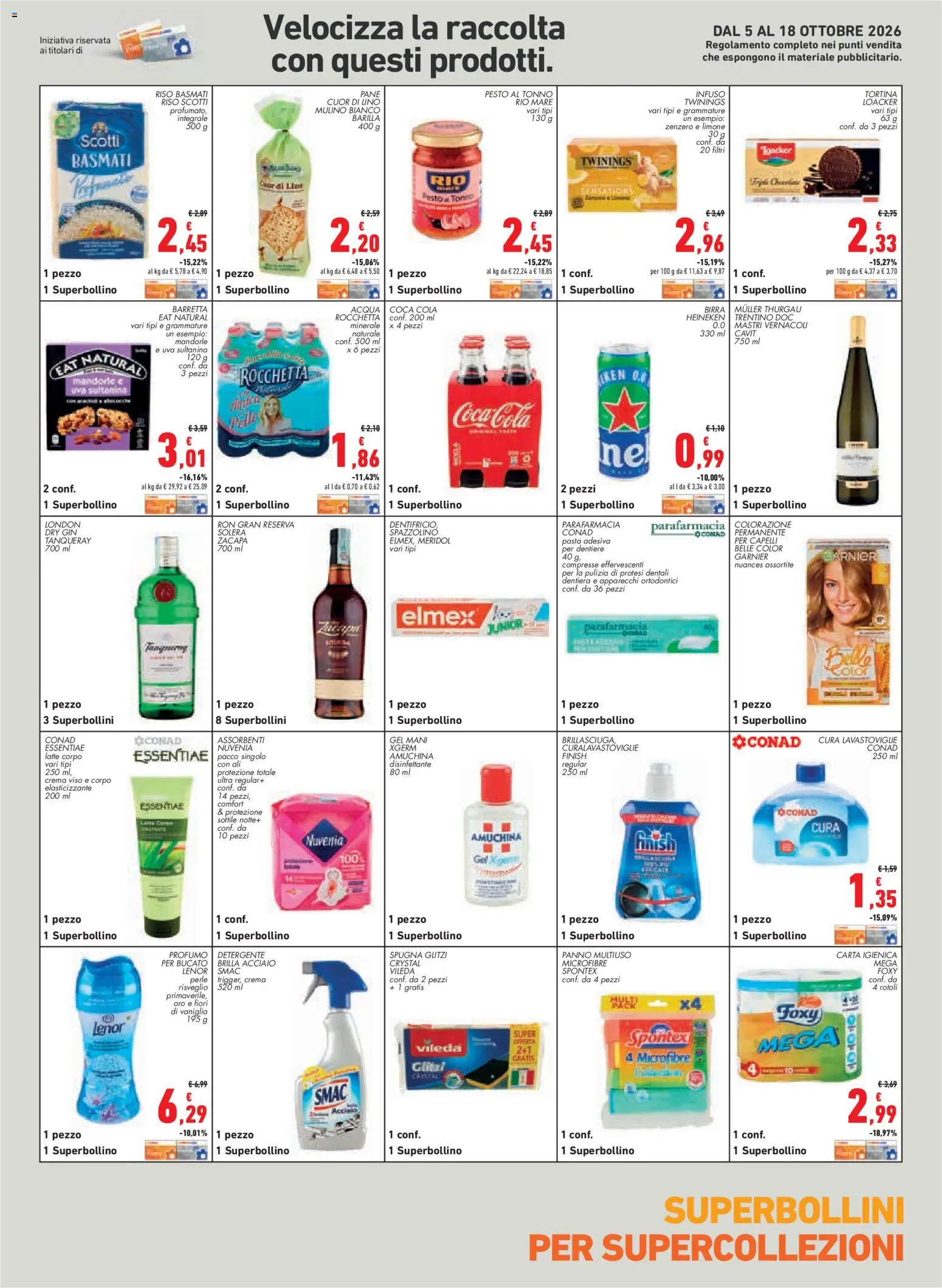 Volantino Conad del 08/10/2026 | Pagina: 15 | Prodotti: Riso, Limone, Pesto, Fiori
