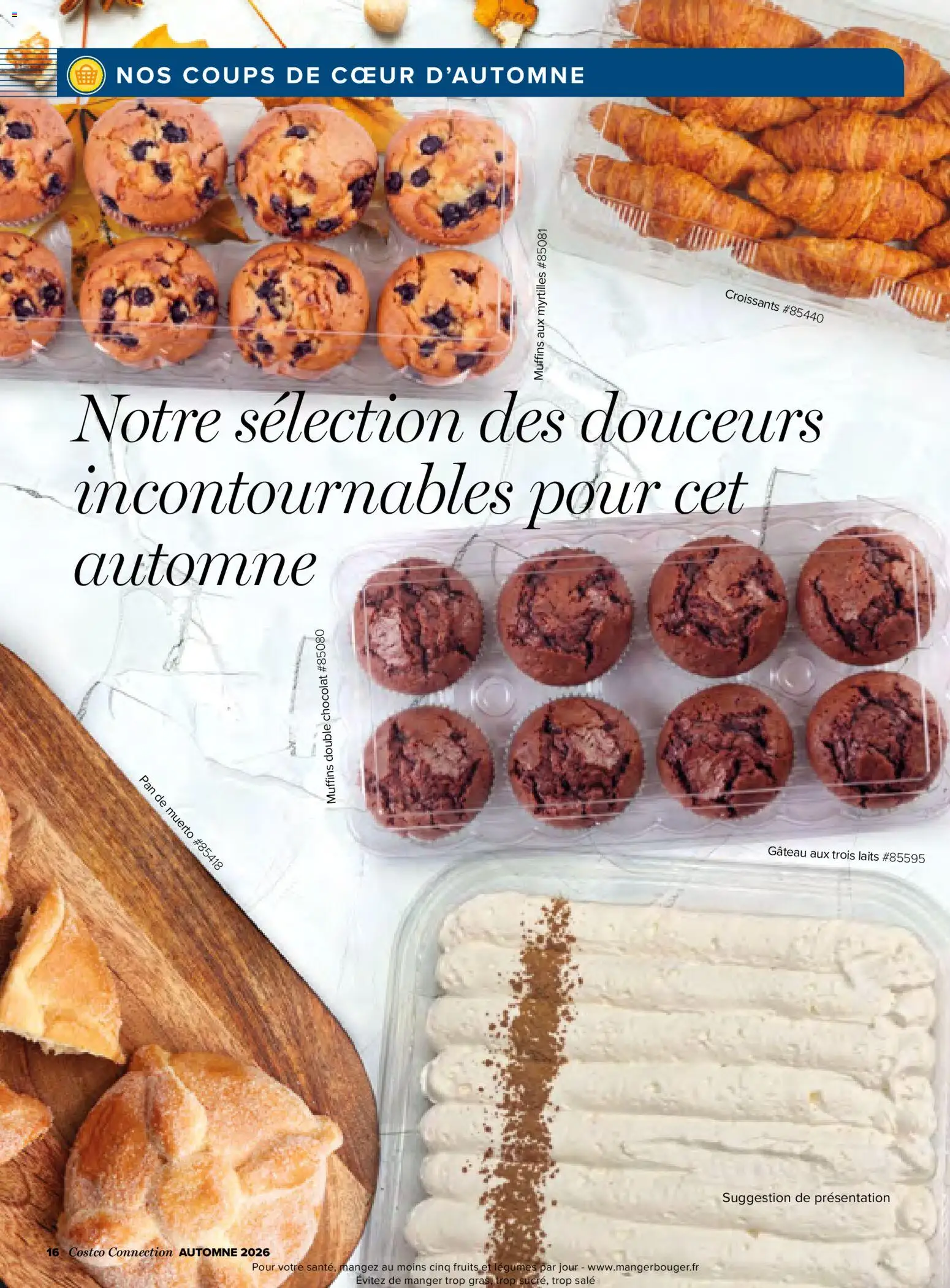 {H1} | Page: 16 | Produits: Myrtilles, Fruits, Gâteau, Chocolat