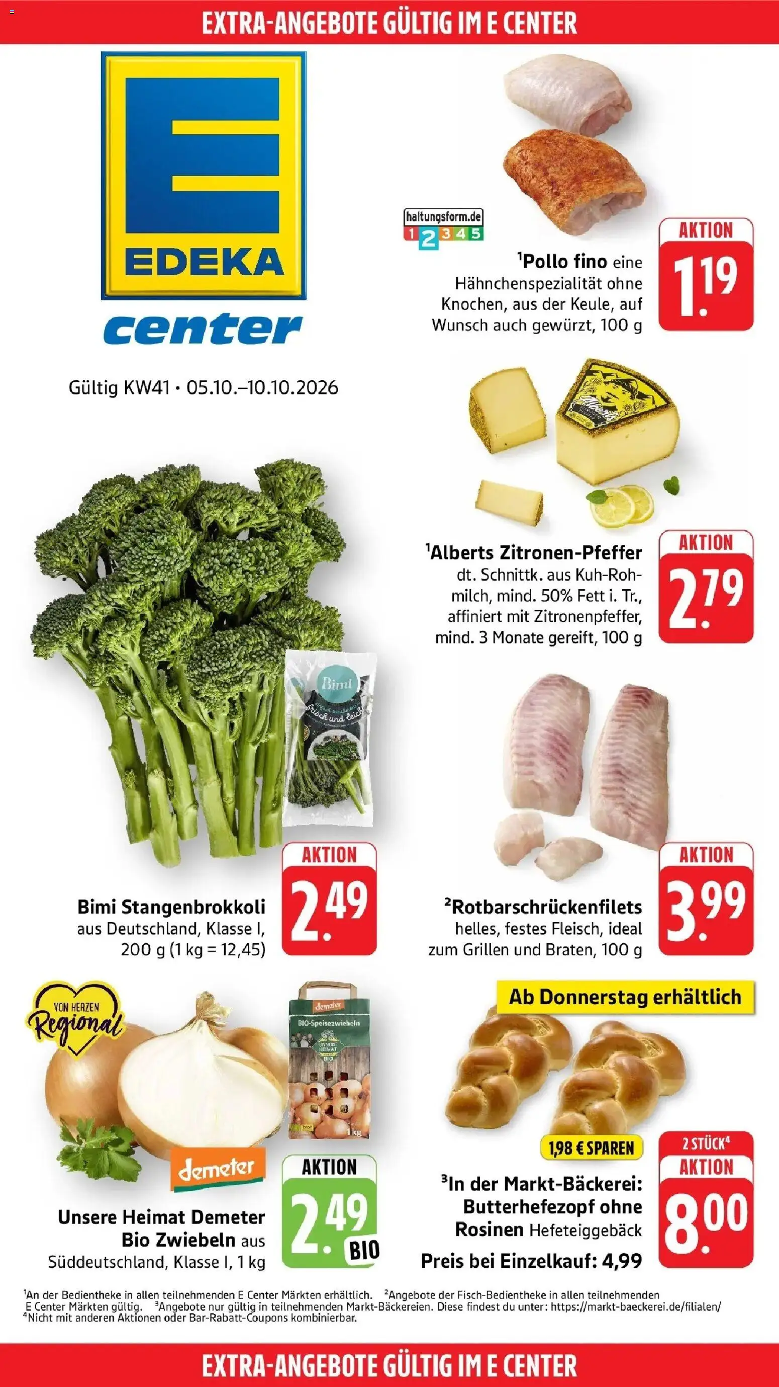 Edeka Prospekt Raunheim (ab 05.10.2026) » Angebote Online | Seite: 49 | Produkte: Rosinen, Zwiebeln
