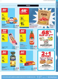 Carrefour contact - Prévisualisation de Carrefour contact Le mois des supporters valide à partir de 16.06.2026 | Page: 13 | Produits: Salade, Raviolis, Ricotta, Pâtes