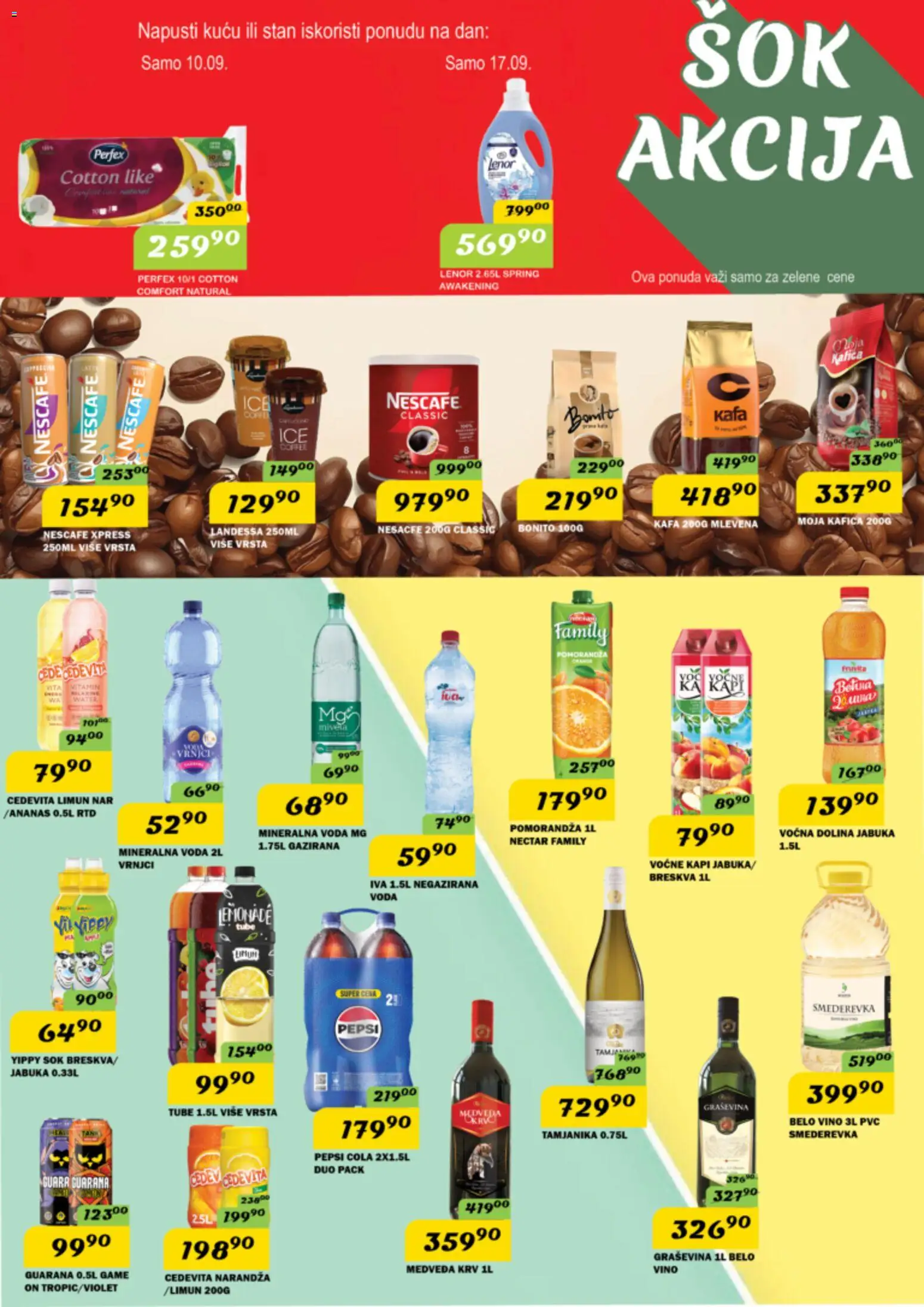 VP Dima katalog - važi od 10.09.2026 | Strana: 7 | Proizvode: Lenor, Graševina, Kafa, Limun