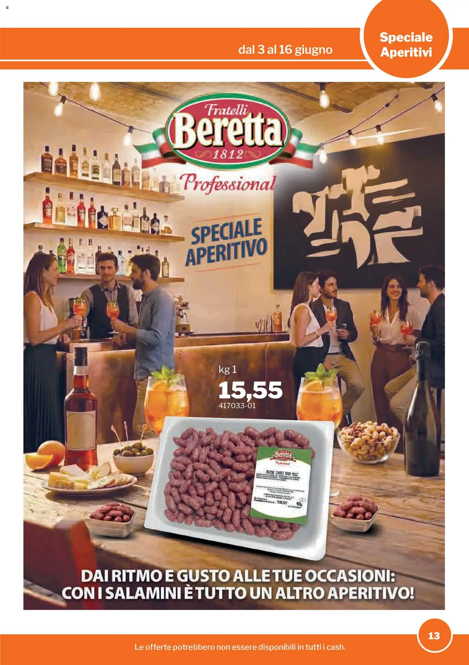 Volantino Sogegross del 03.06.2026 | Pagina: 13 | Prodotti: Aperitivo