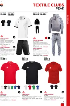 Sport 2000 - Prévisualisation de Sport 2000 brochure valide à partir de 01.06.2025 | Page: 49 | Produits: Polo, Coton, Sweat à capuche, Pantalon