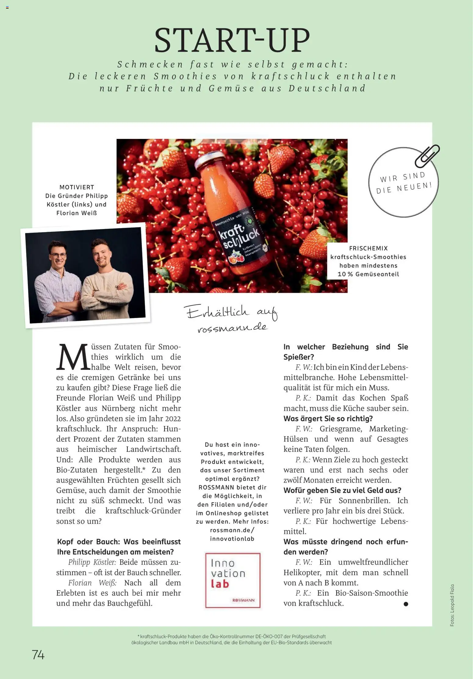 Rossmann Centaur – gültig ab 01.10.2026 | Seite: 74 | Produkte: Küche, Gemüse, Wein