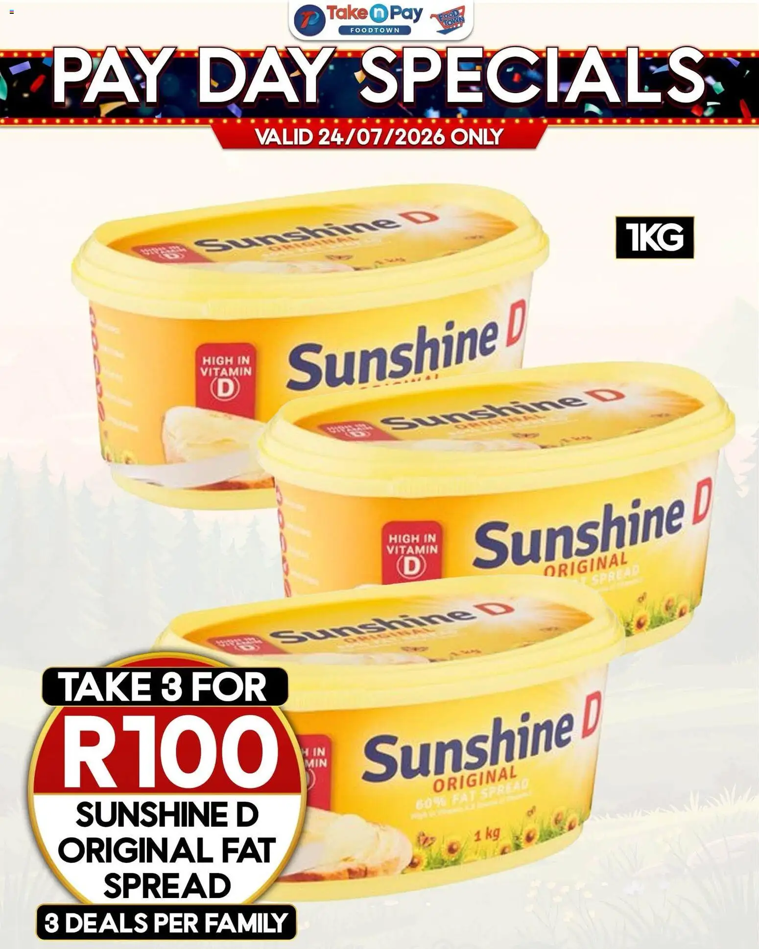 New Take n Pay catalogue – valid from 24/07/2026 | Page: 7 | Products: Fat spread