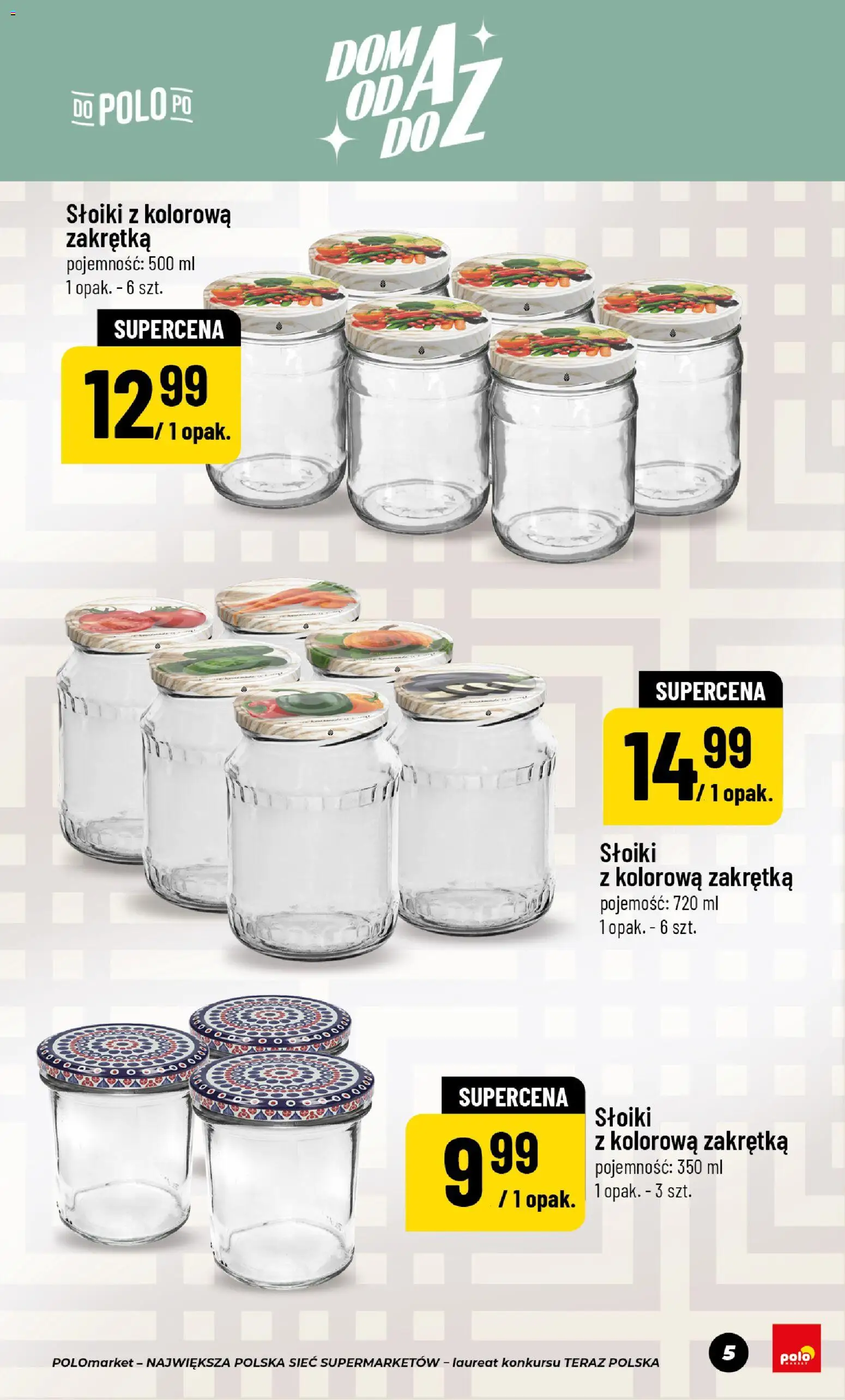 POLOmarket gazetka - Dom Przetwory od 22.05.2026 | Strona: 5