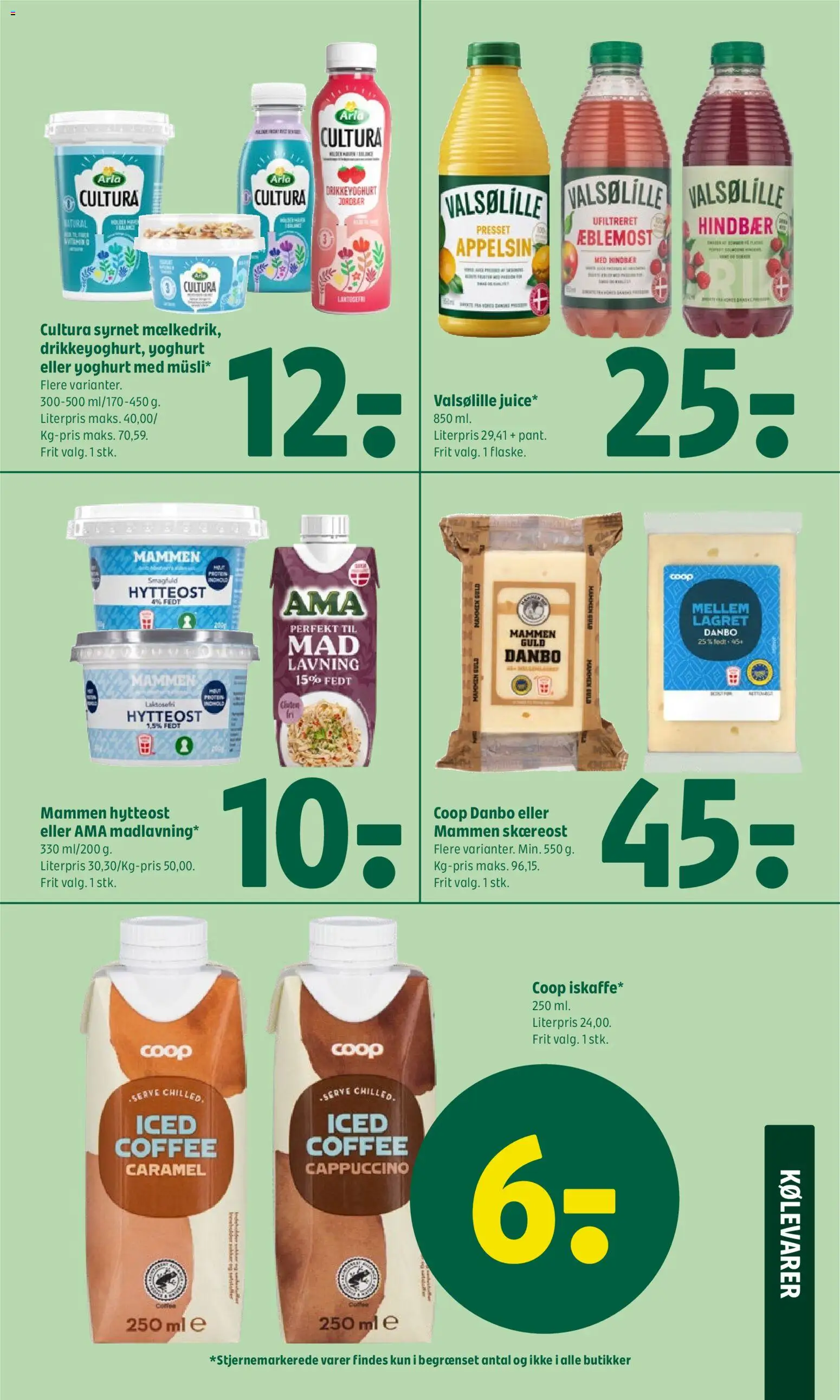 Coop 365 tilbudsavis – gyldig fra 07.05.2026 | Side: 9 | Produkter: Juice, Hytteost, Hindbær, Drikkeyoghurt