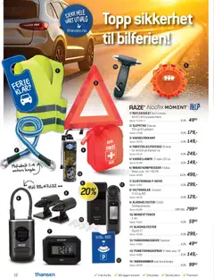 Forhåndsvisning av THANSEN kundeavis gyldig fra 26/06/2026 | Side: 12 | Produkter: Led lys, Kompressor, Суміш дитяча, Topp