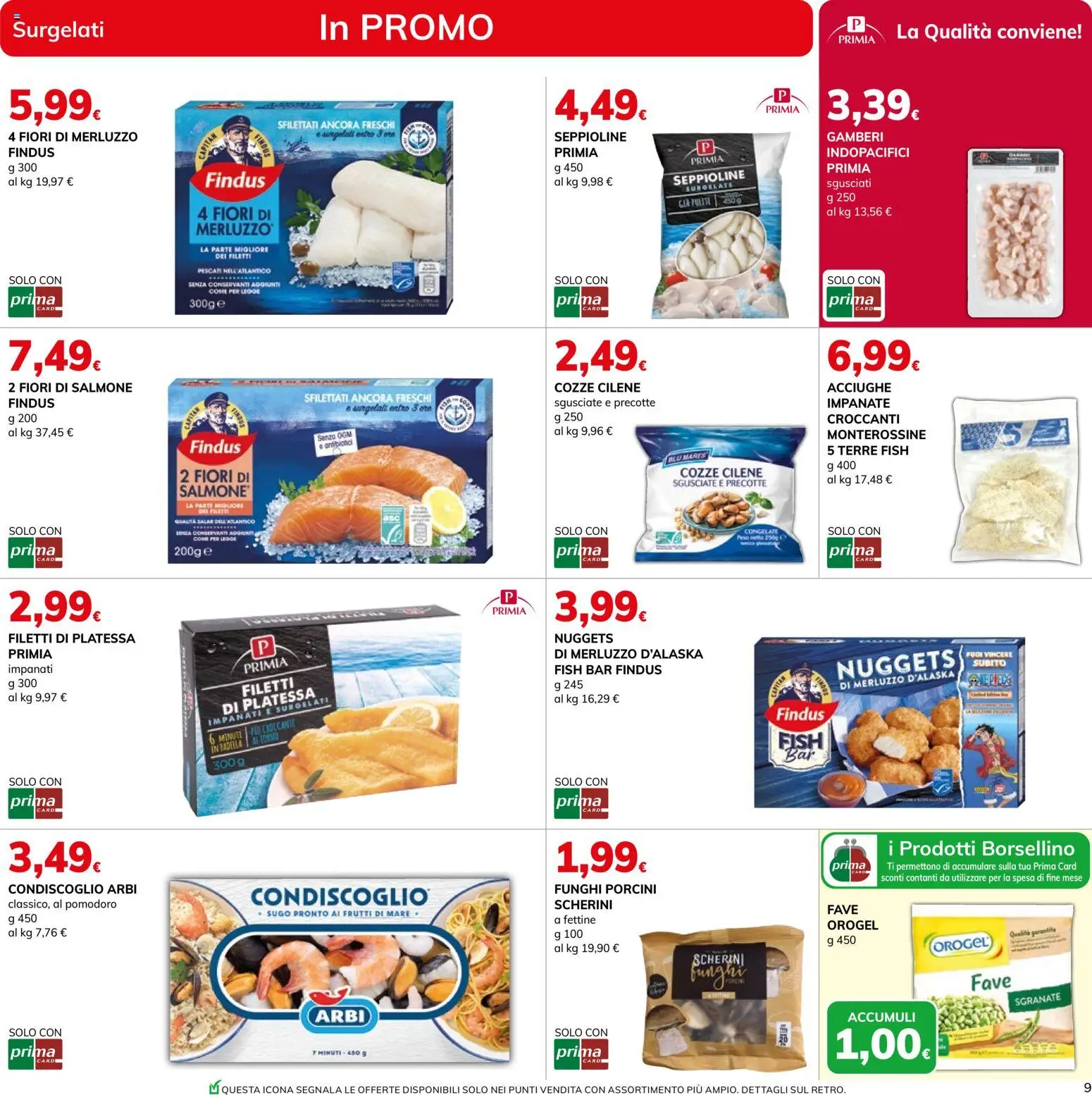 Volantino Basko del 15/09/2026 | Pagina: 9 | Prodotti: Nuggets, Pomodoro, Funghi, Padella