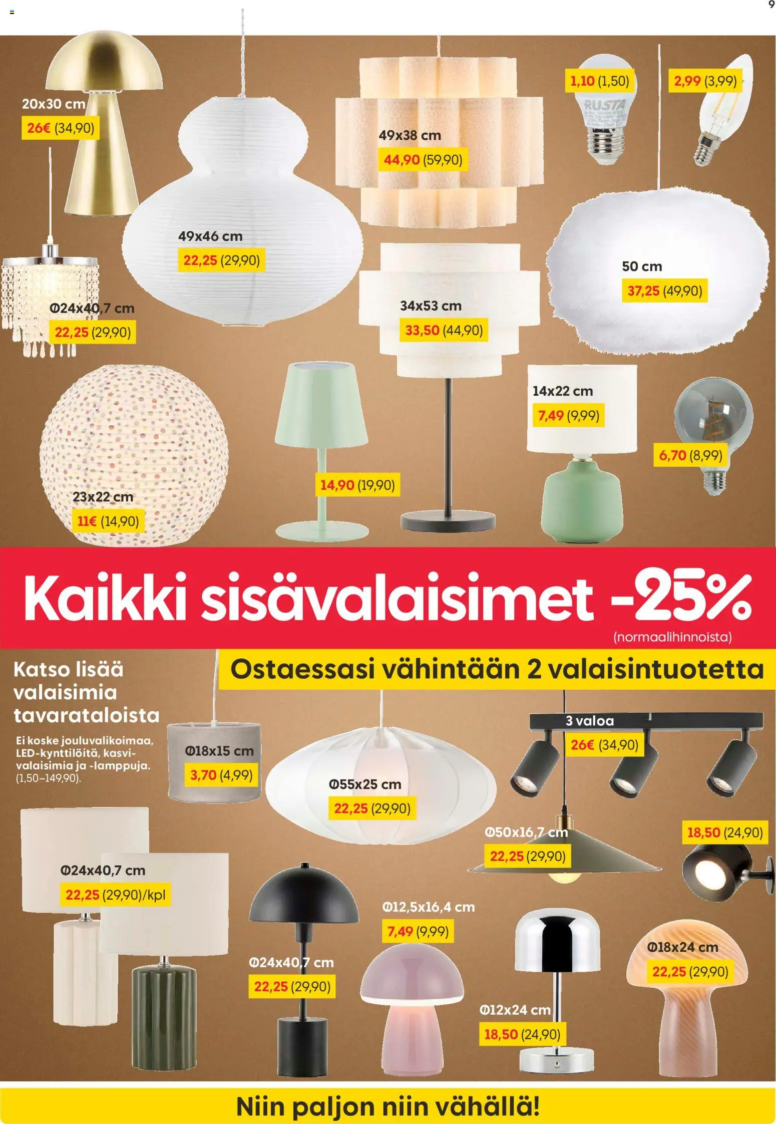 Rusta tarjoukset – voimassa 28/09/2026 alkaen | Sivu: 9