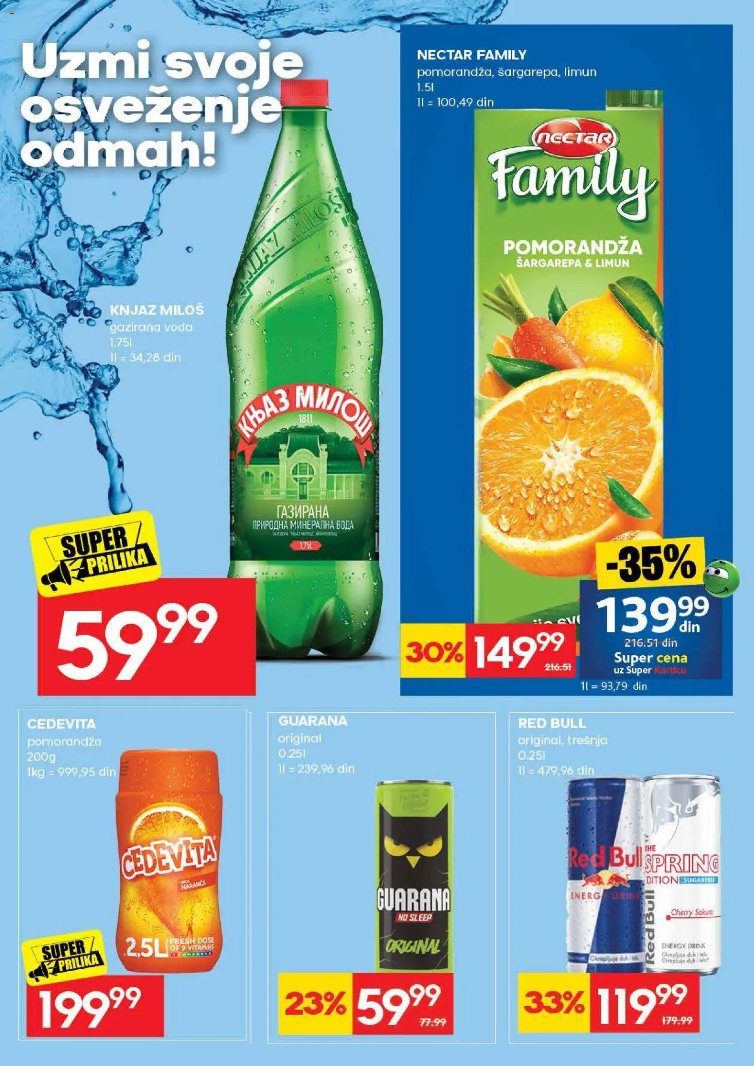 Roda katalog - važi od 28.05.2026 | Strana: 25 | Proizvode: Cedevita, Voda, Red Bull, Limun