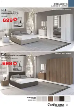 Anteprima del volantino Conforama volantino Arredo valido a partire dal 22/06/2026 | Pagina: 67 | Prodotti: Letto
