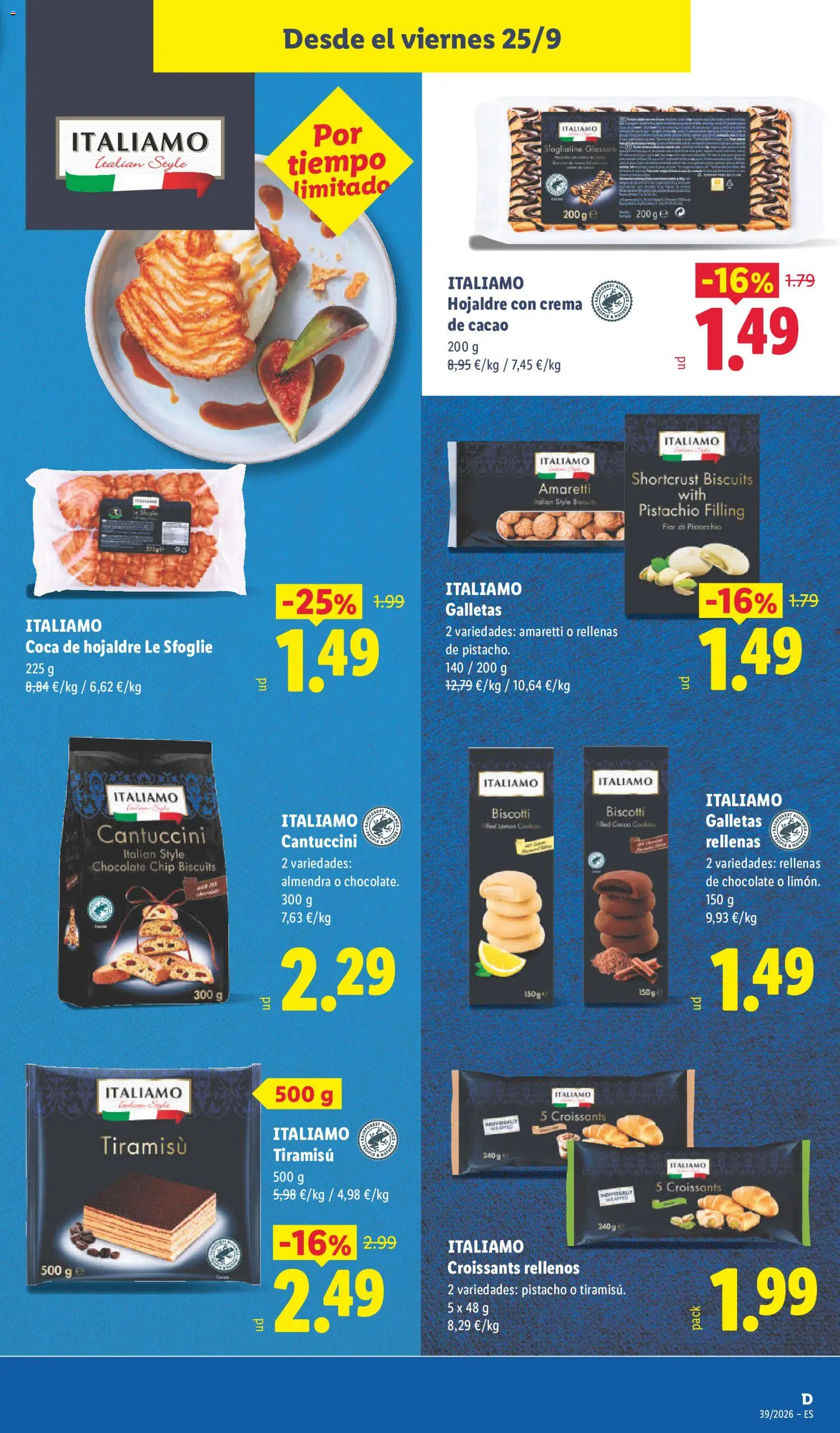 Lidl folleto │ válido desde el 21/09/2026 | Página: 47 | Productos: Crema de cacao, Crema, Galletas, Cacao