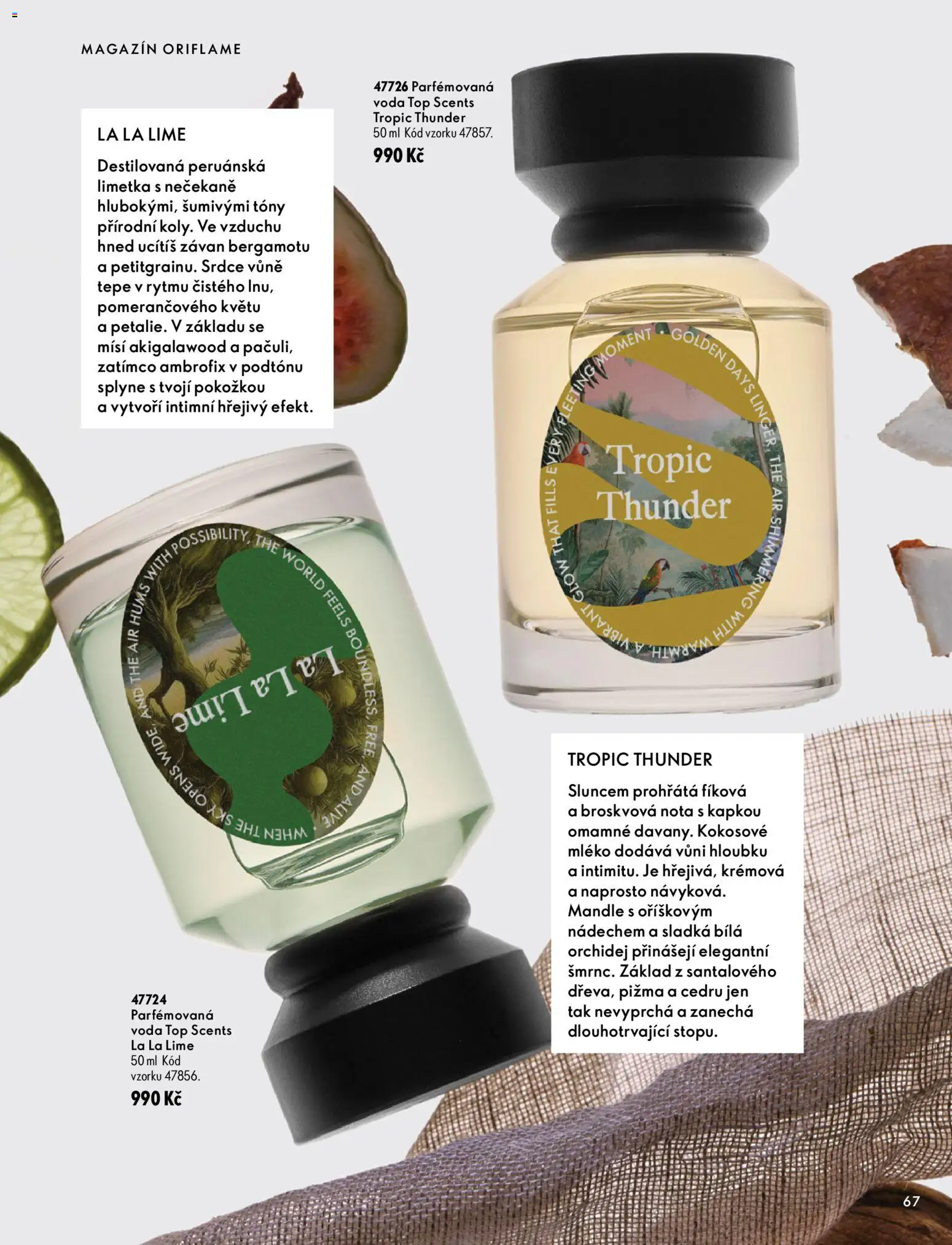 Oriflame katalog Novage+ Proceuticals od 30.09.2026 | Strana: 67 | Produkty: Voda, Orchidej, Mléko, Limetka