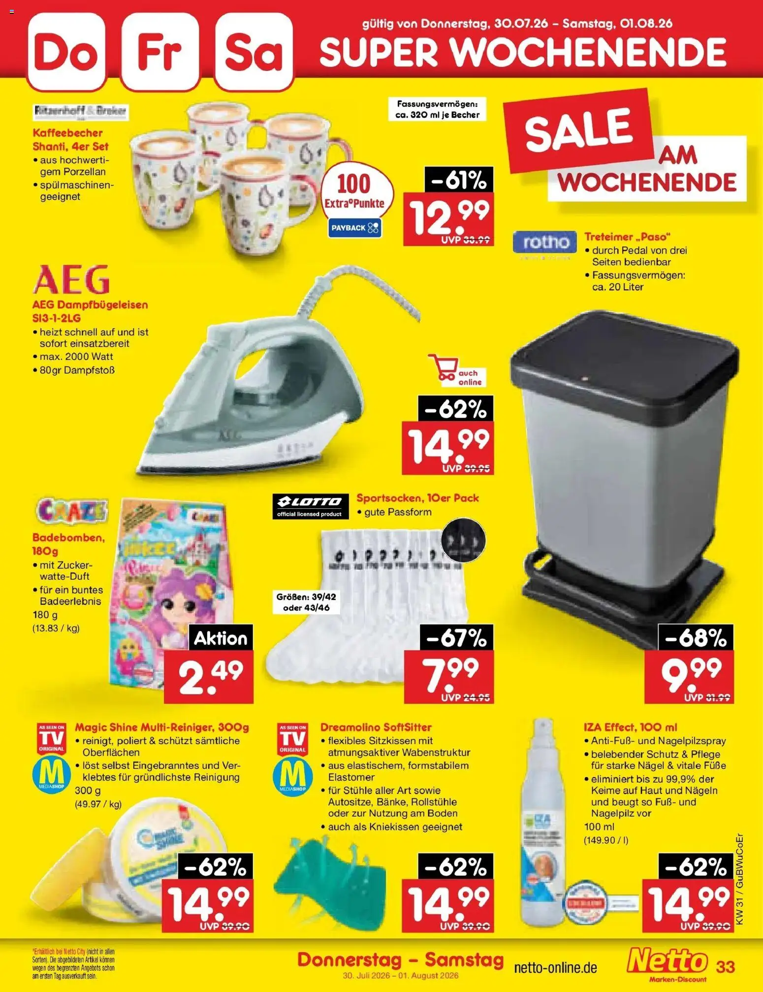 Netto Marken-Discount Prospekt Bielefeld – gültig ab 27.07.2026 | Seite: 50 | Produkte: AEG, Zucker