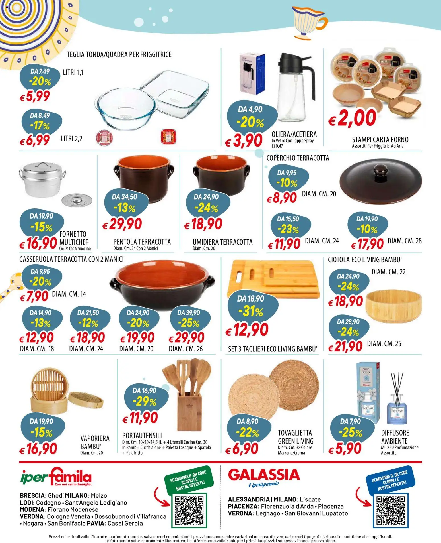 Volantino Galassia del 21/09/2026 | Pagina: 8 | Prodotti: Paletta, Teglia, Spatola, Carta forno